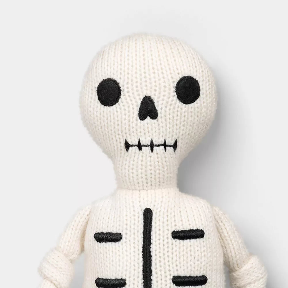 Skeleton Classic Halloween Small Knit Character Sitabout