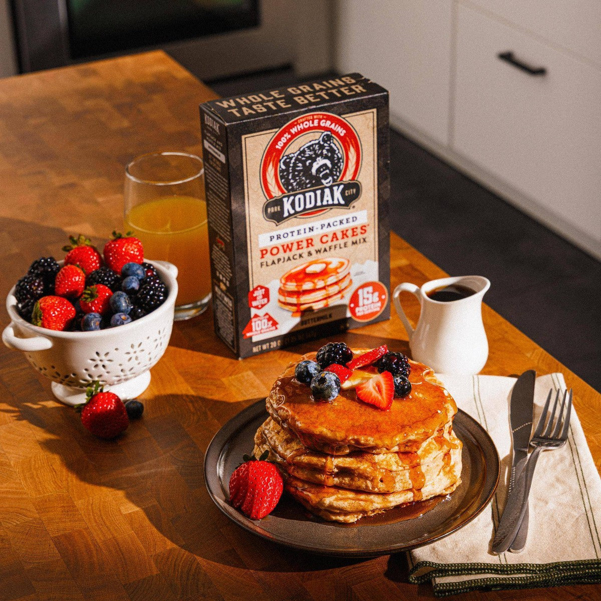 Kodiak Power Cakes Buttermilk - 20 oz imagen 2 #sabor_Buttermilk - 20 oz