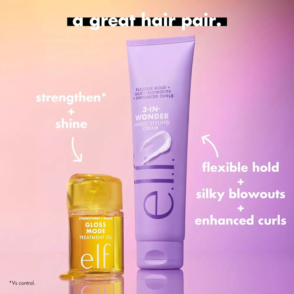 Hair 3-in-Wonder Magic Styling Cream - Fijación flexible + Sedoso + Rizos definidos