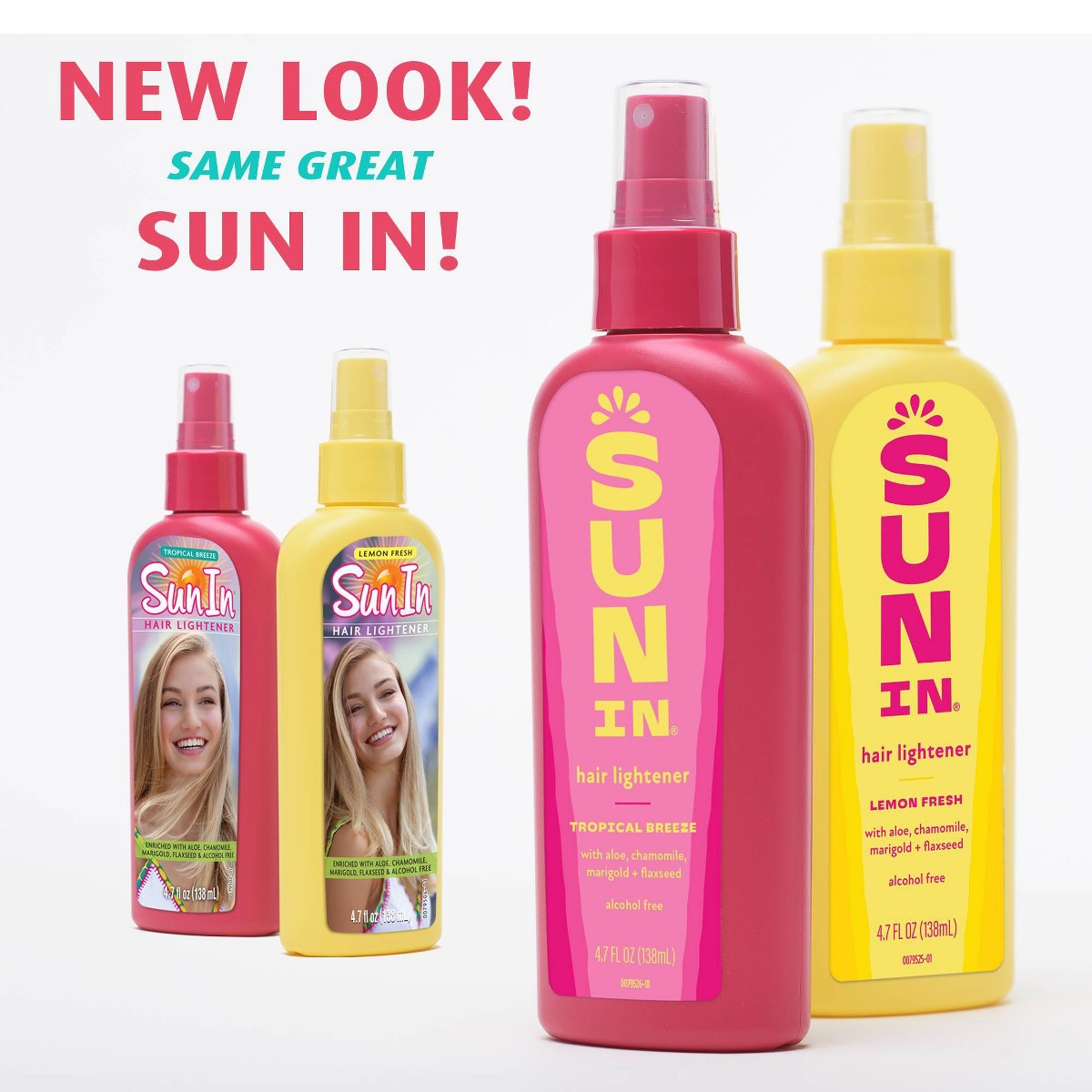Sun In Lemon Fresh Hair Lightener presentación y evolución del empaque