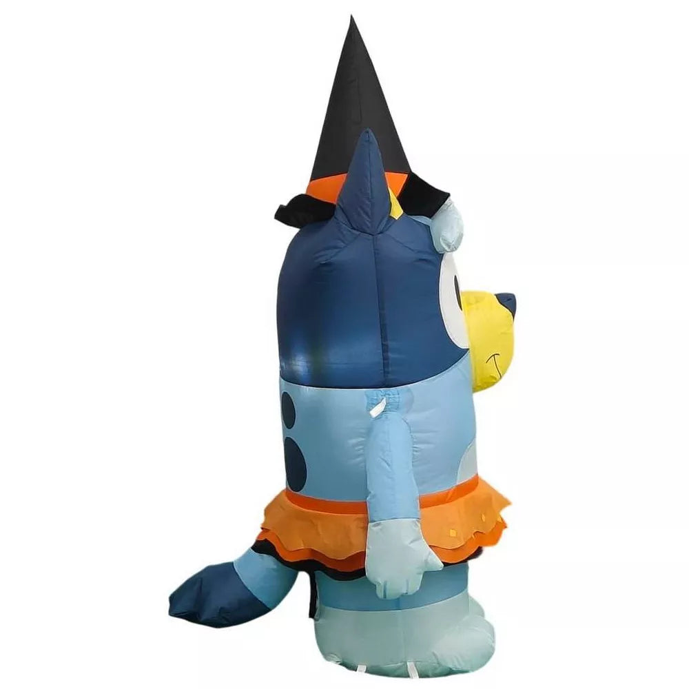 Bluey 42" Airblown Bluey in Witch Costume Halloween Decoration