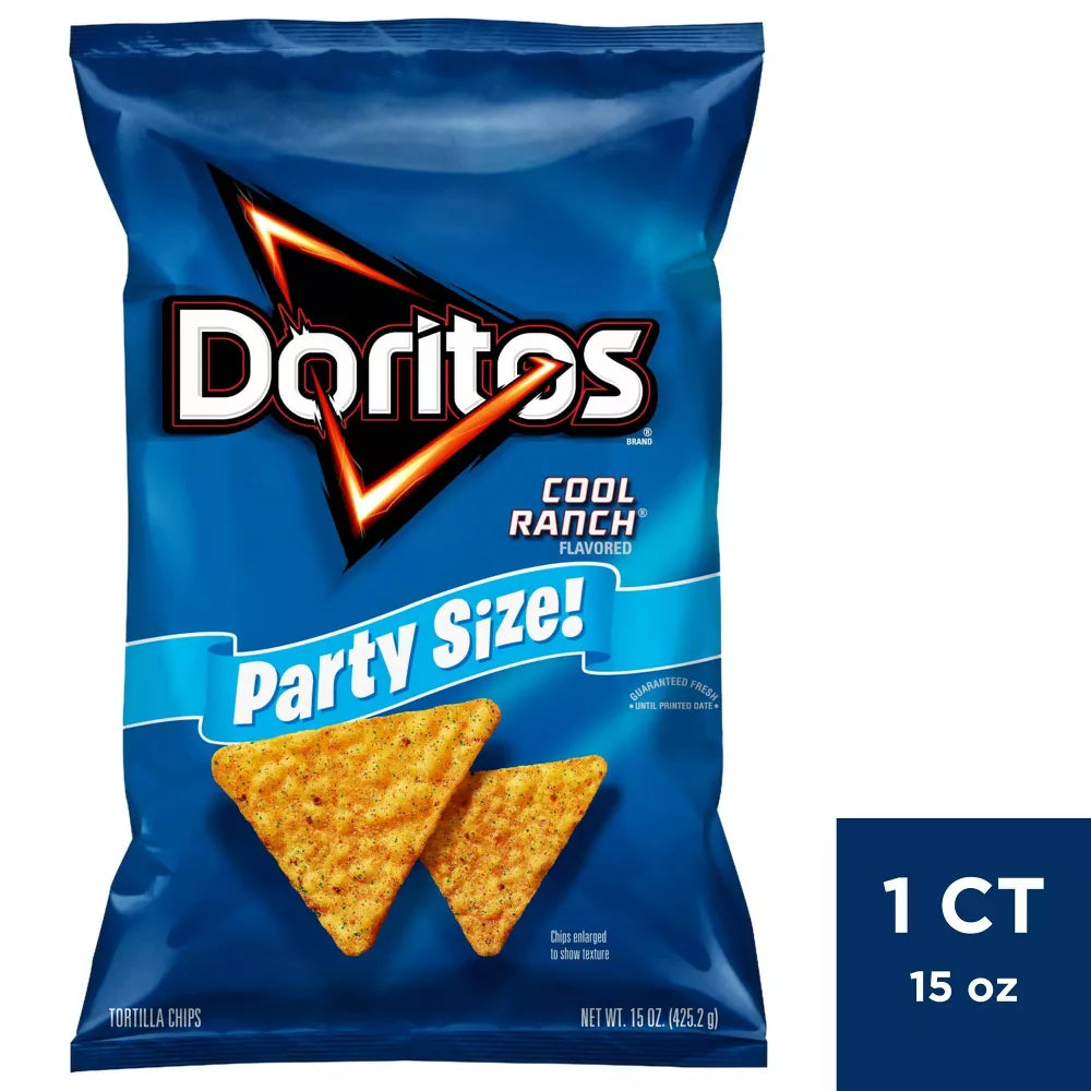 Cool Ranch Flavor Party Size Tortilla Chips