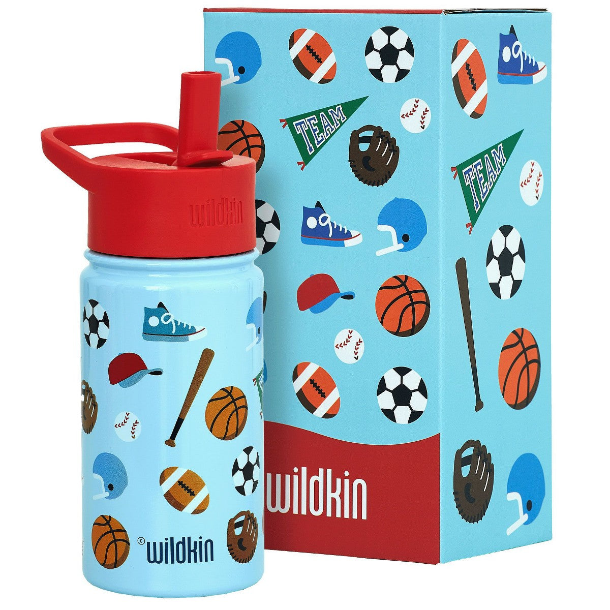 Botella térmica infantil Wildkin 14 oz diseño Game On #color_WIK Game On