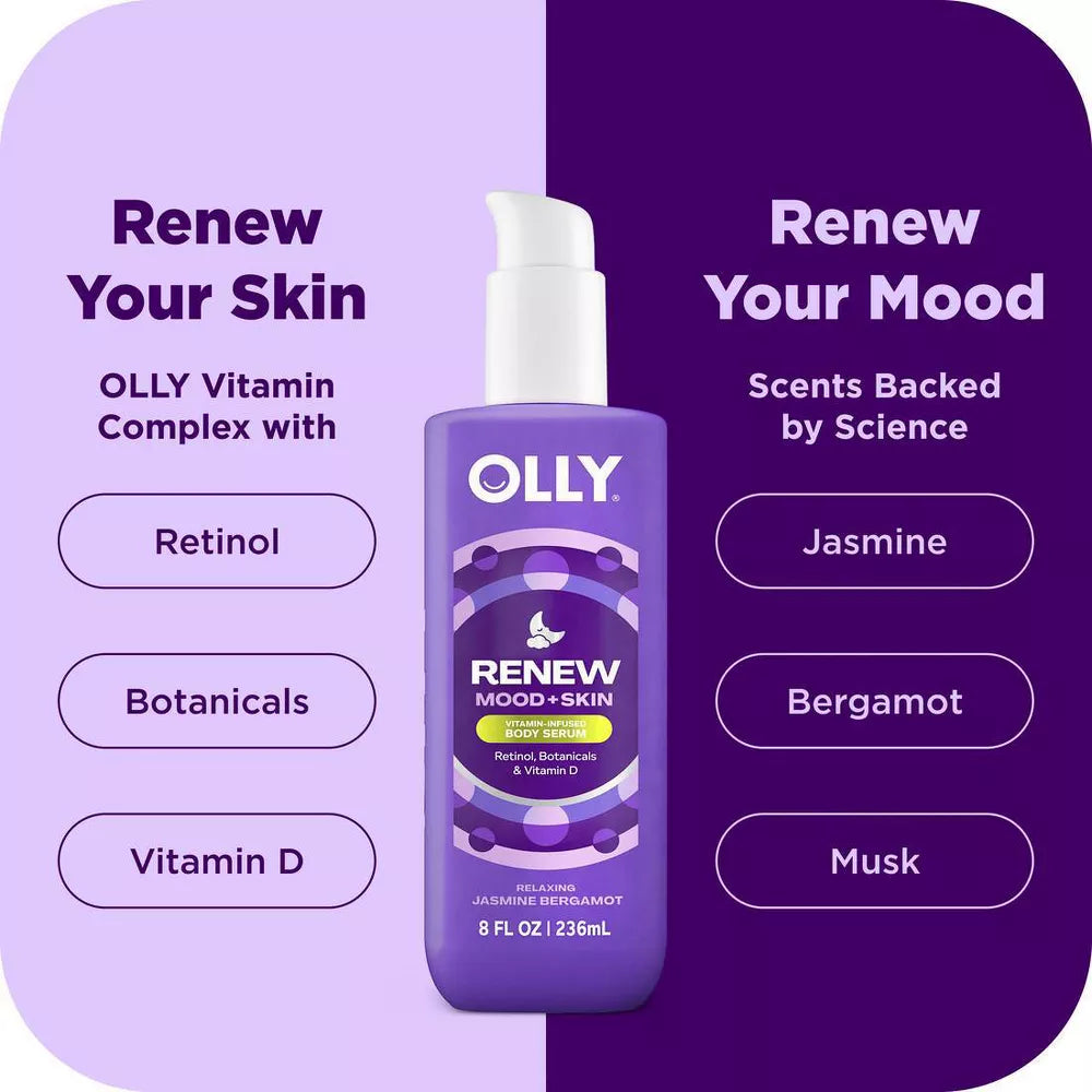 serum corporal olly aroma jazmín bergamota