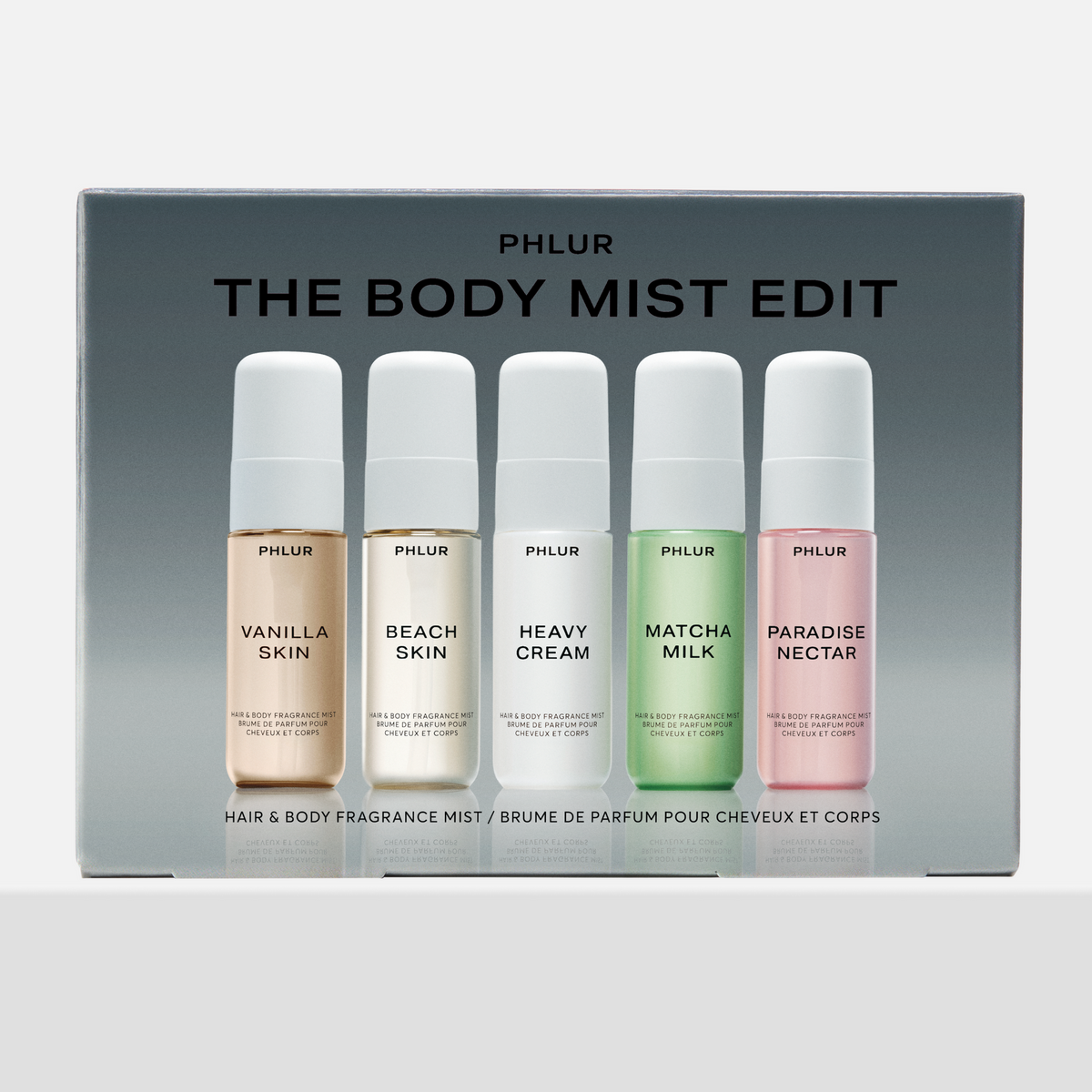 Set PHLUR The Body Mist Edit con cinco mini body mists de 30 ml