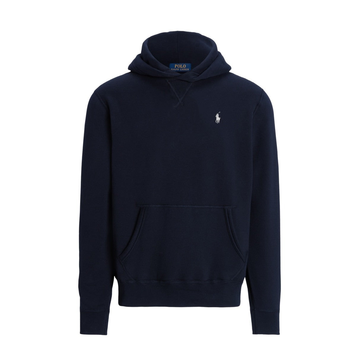 Men's Fleece Crewneck - Classic Pony White