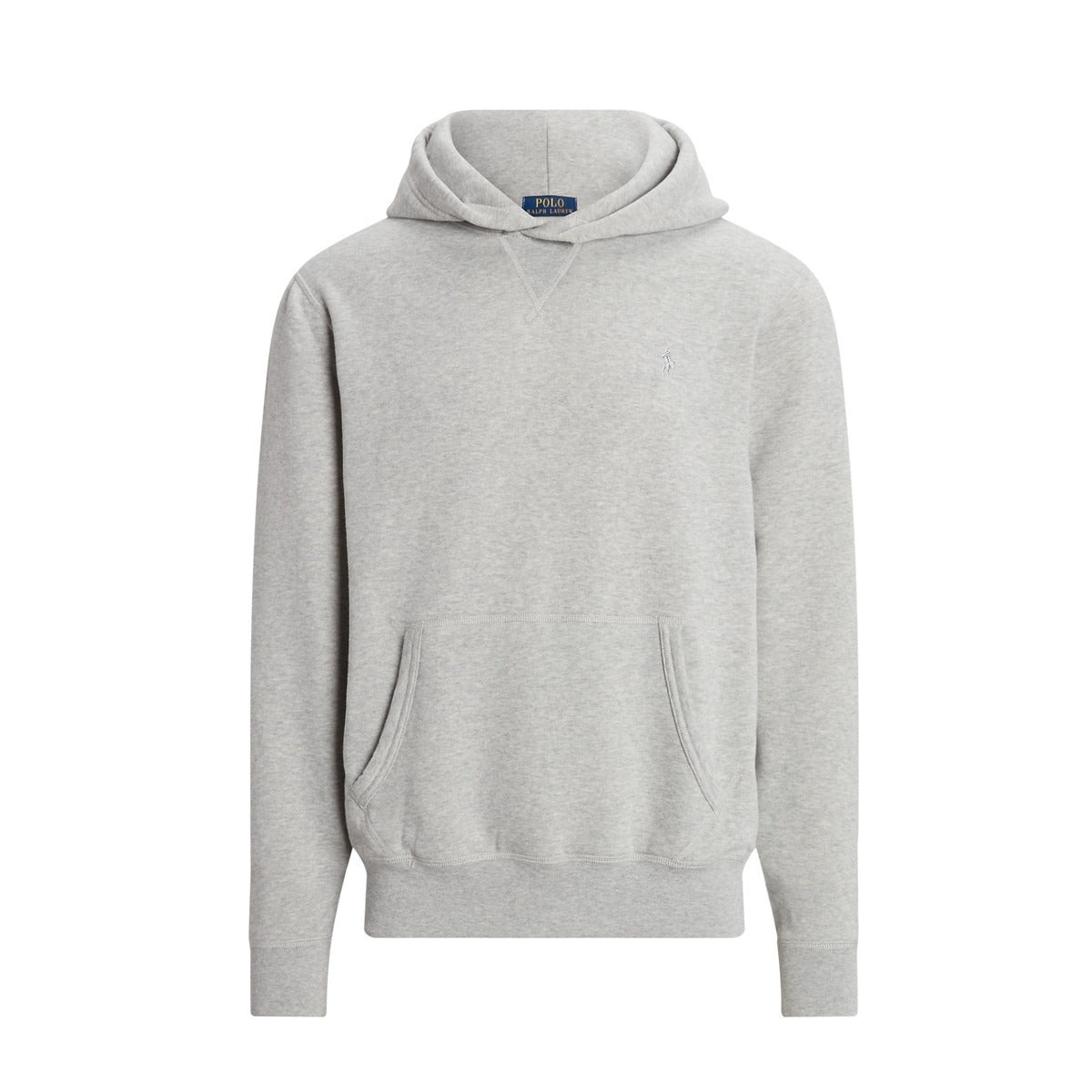 Men's Fleece Crewneck - Classic Pony White