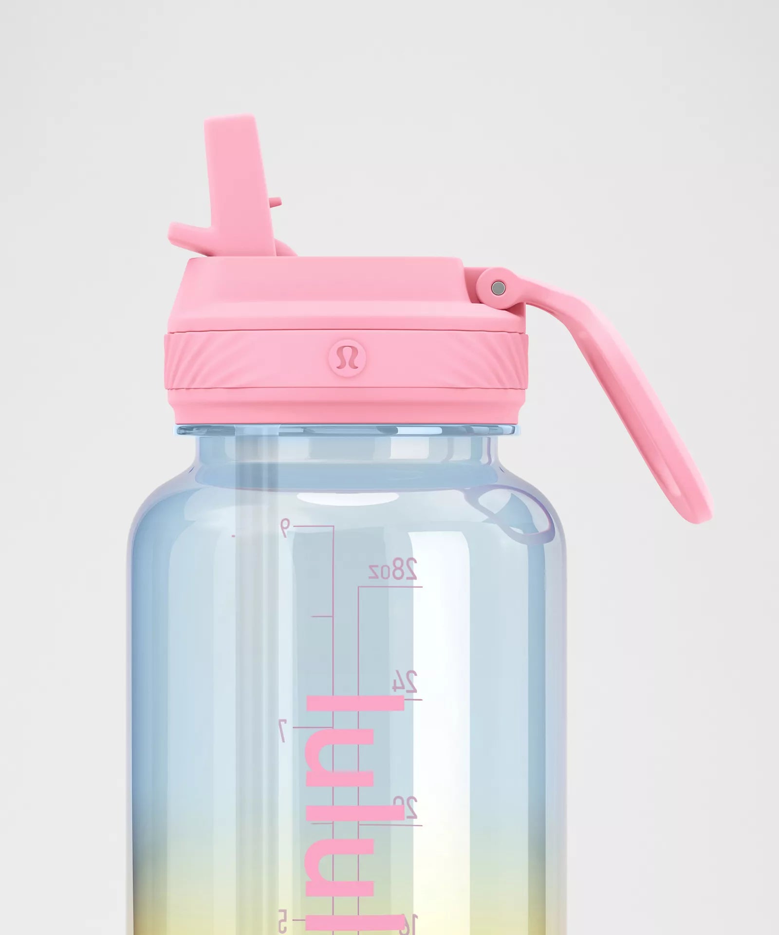 Back to Life Clear Bottle 32oz Straw Lid