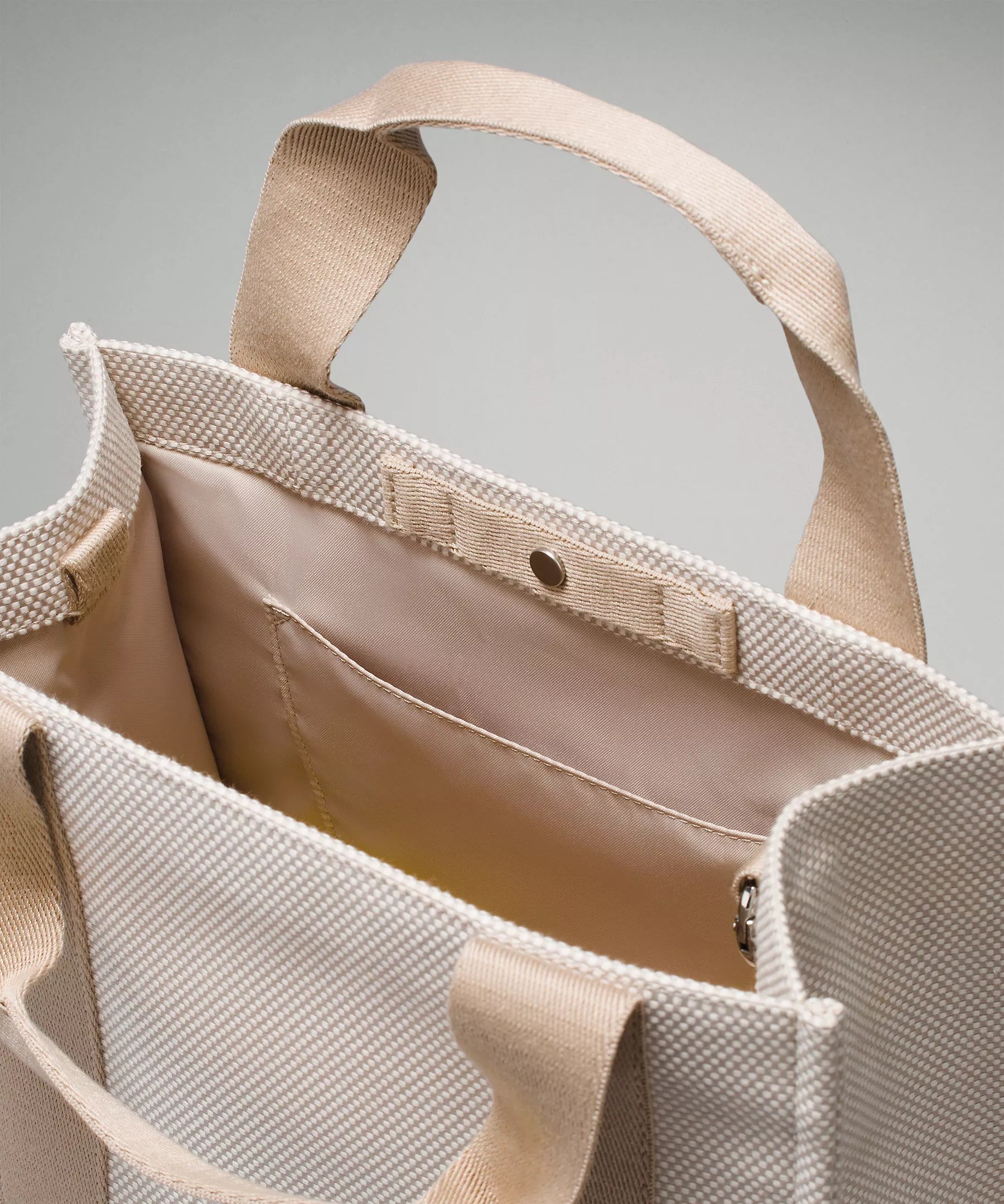 Two-Tone Canvas Mini Tote Bag 4.5L