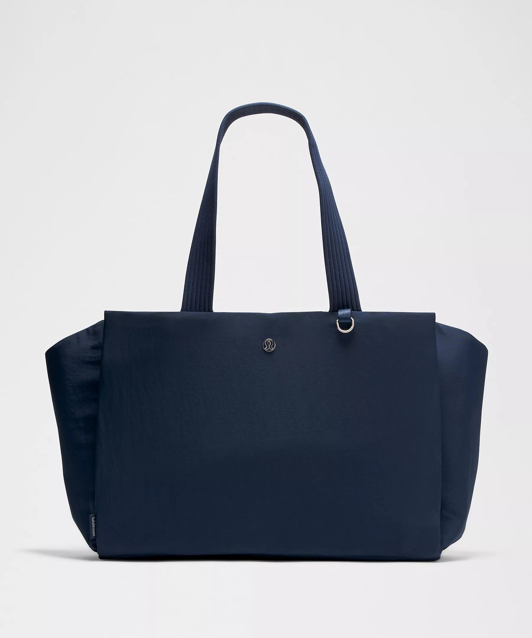 bolsa tote Lululemon Triple Compartment 18L color azul #color_LL Club Blue/Sheer Oak/Silver