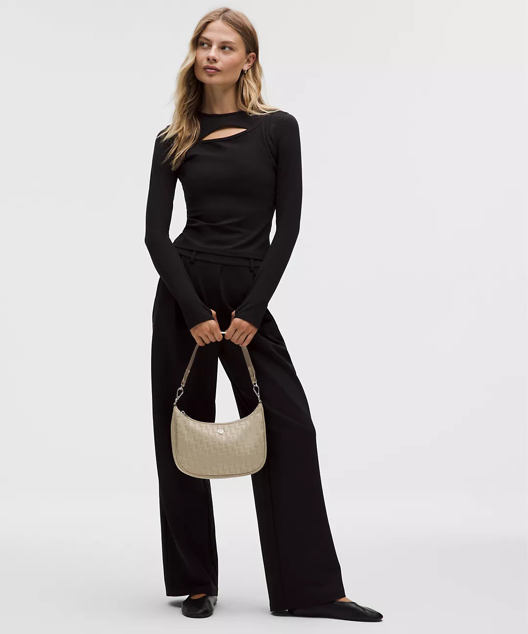 City Essentials Small Shoulder Bag 3L Monogram Jacquard