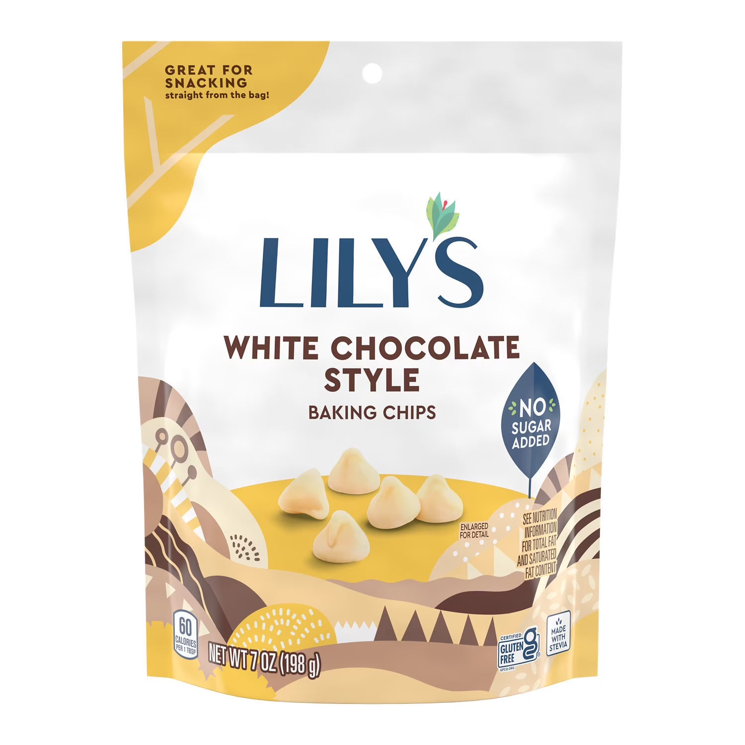 White Chocolate Style No Added Sugar Baking Chips