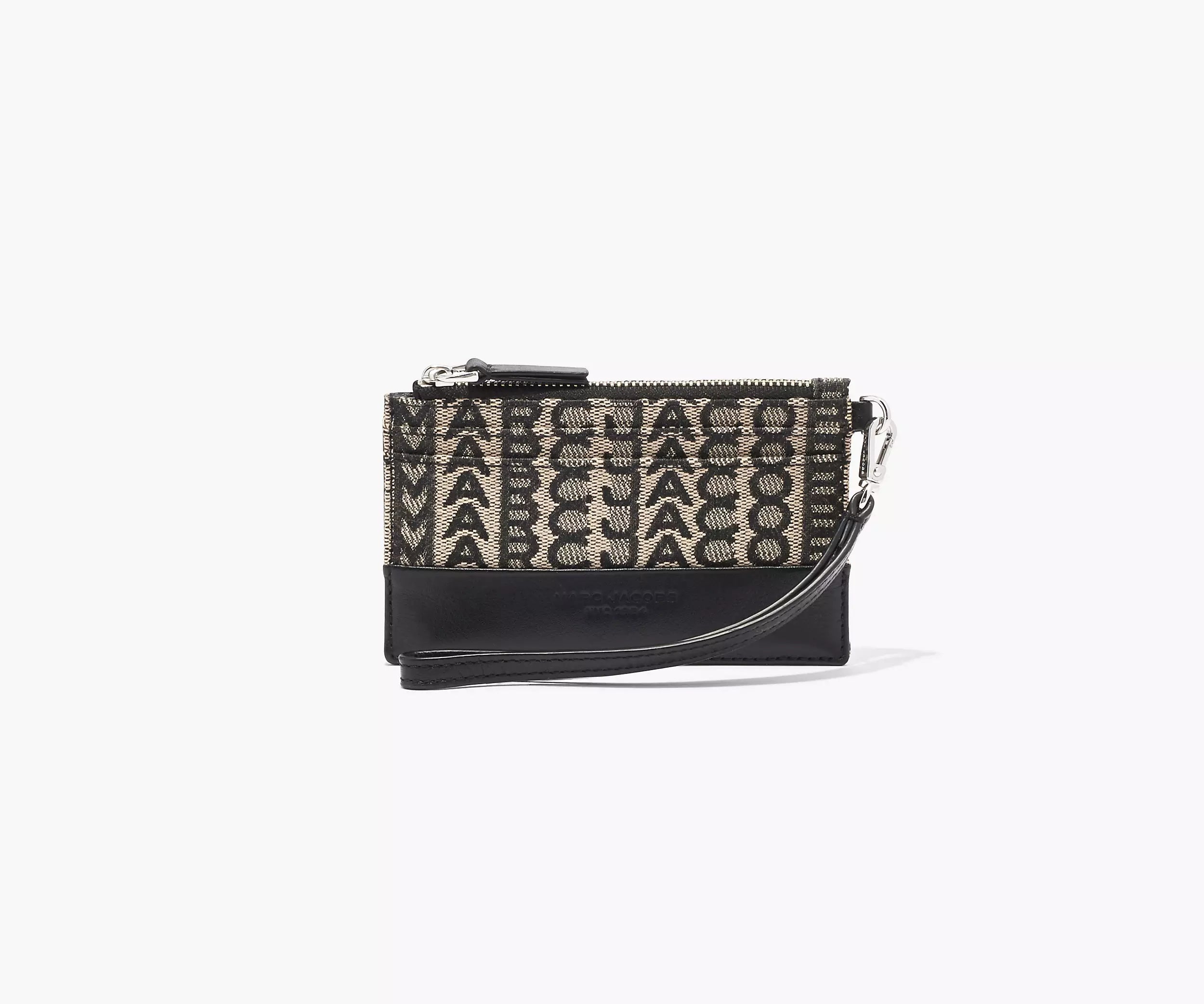 The Monogram Top Zip Wristlet