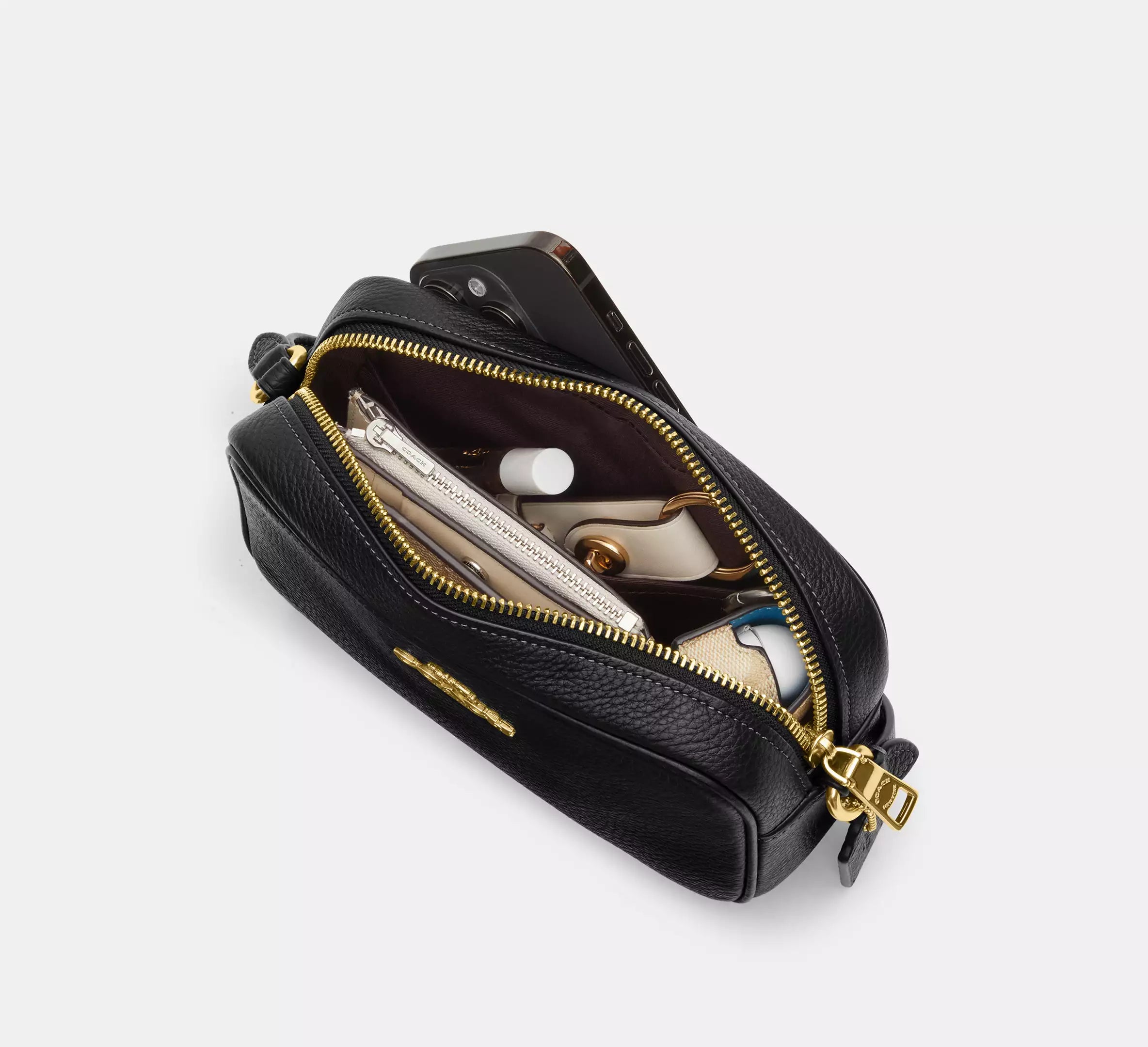Mini Jamie Camera Bag With Strawberry Print