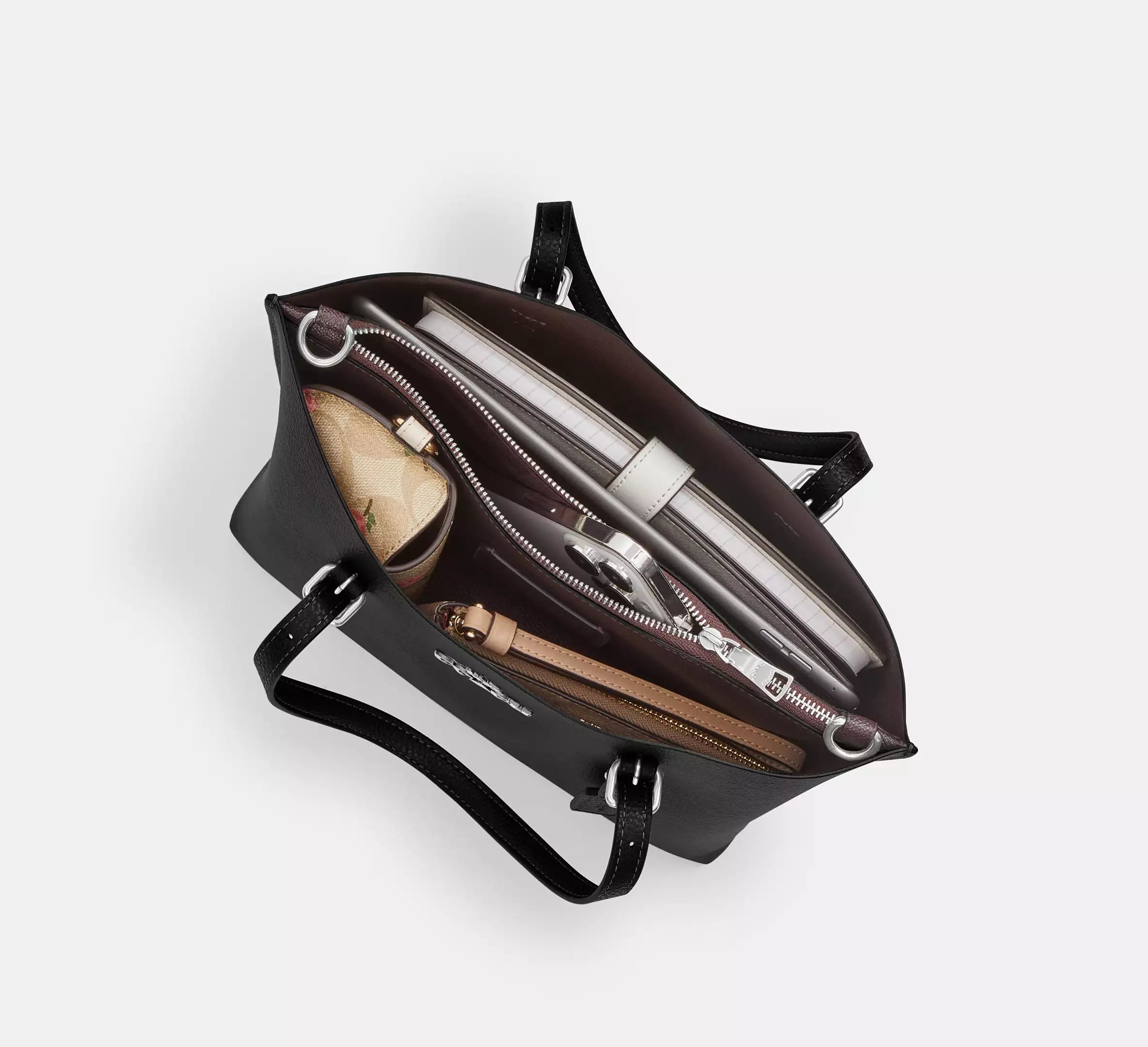 Mollie Tote Bag 25 In Signature Canvas With Shell Print