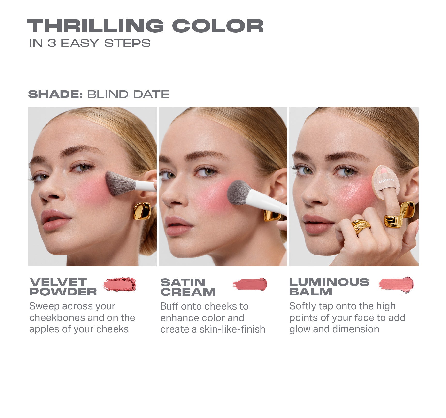 Cheek Thrills Multi-Finish Face Trio