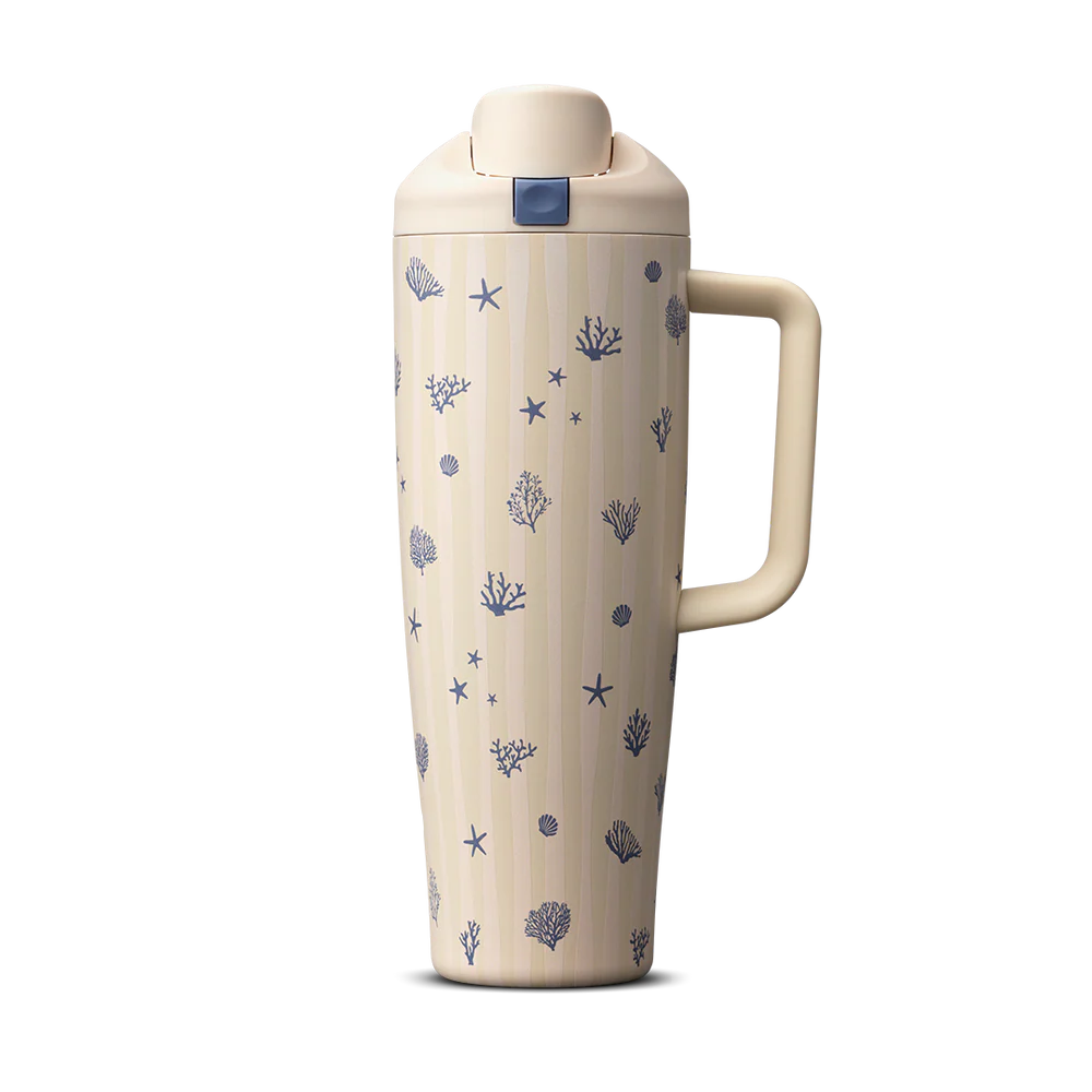 Owala FreeSip tumbler diseño edición especial Coral Cabana