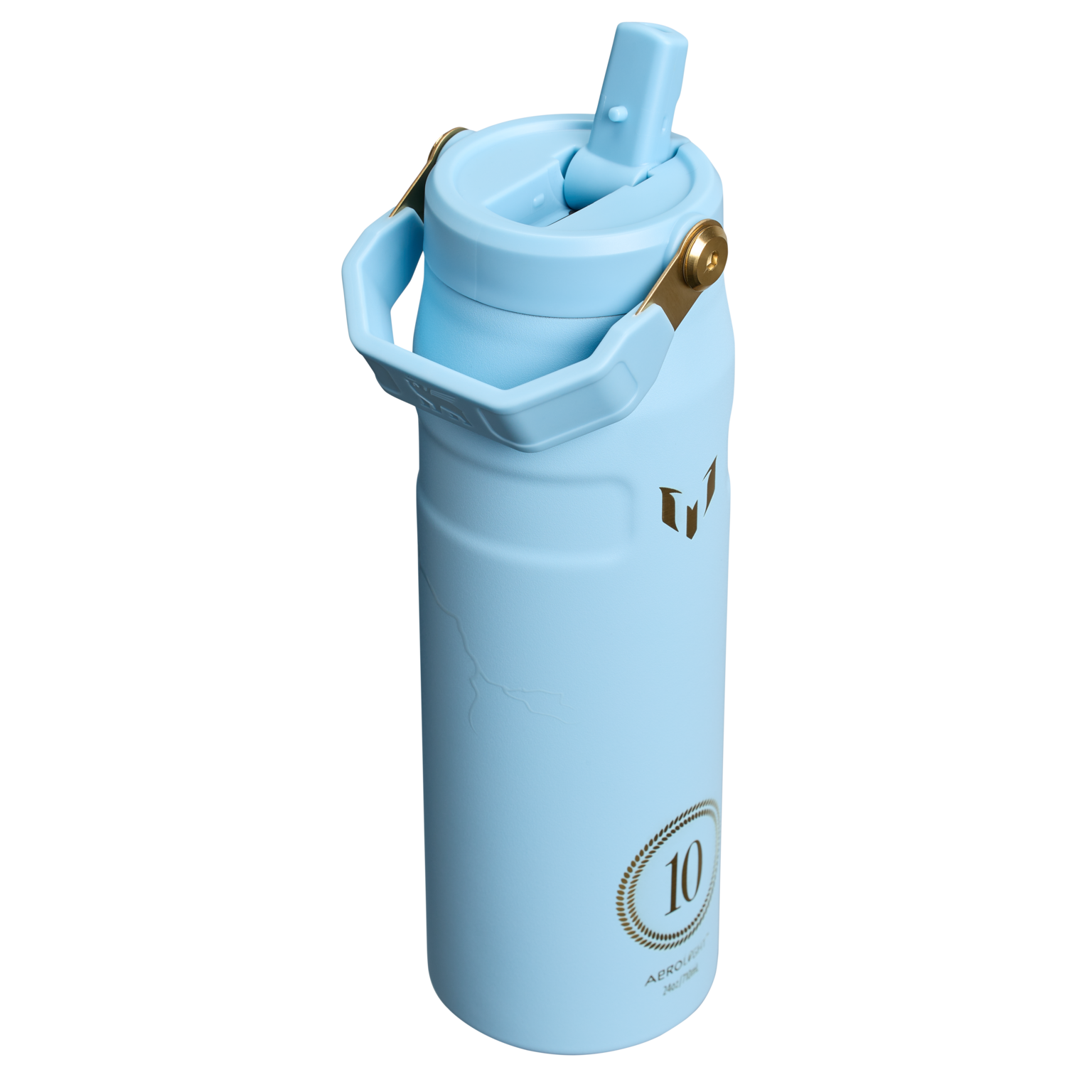 Messi x Stanley 1913 IceFlow Flip Straw 2.0 Bottle