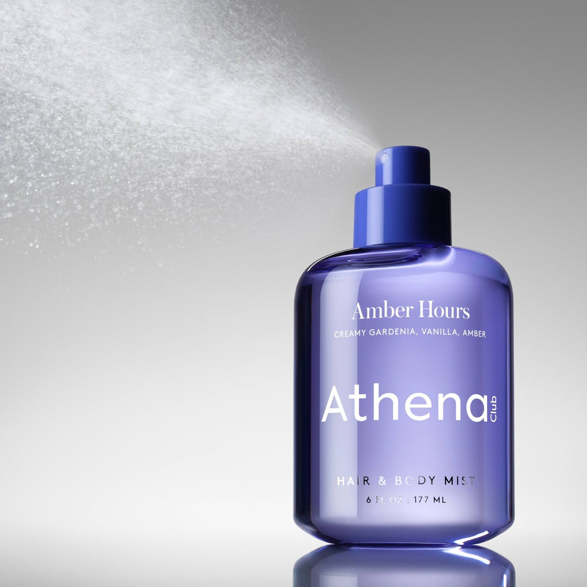 Athena Club Hair & Body Mist Amber Hours presentación oficial Target
