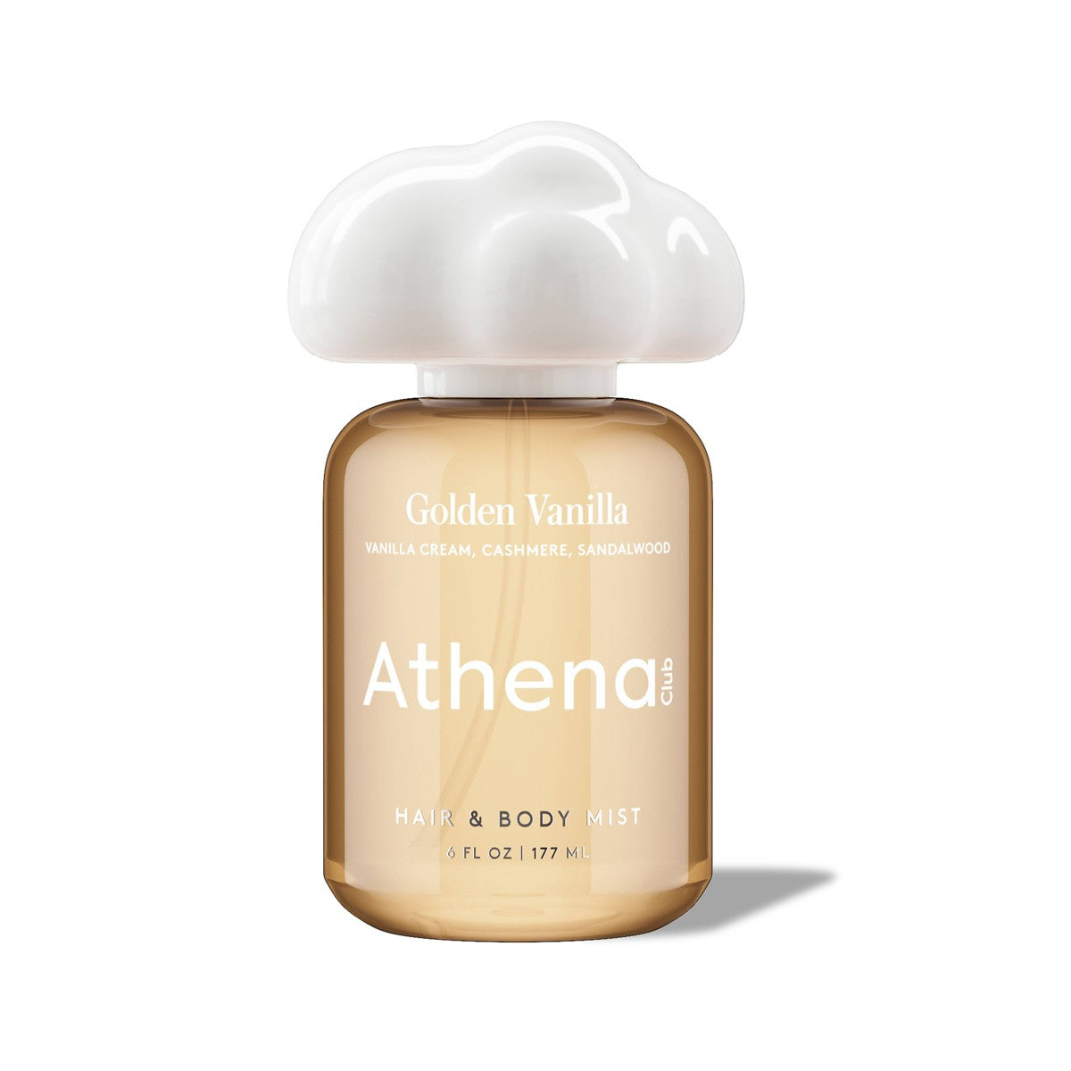 Athena Club Hair & Body Mist Golden Vanilla 6 fl oz vista frontal