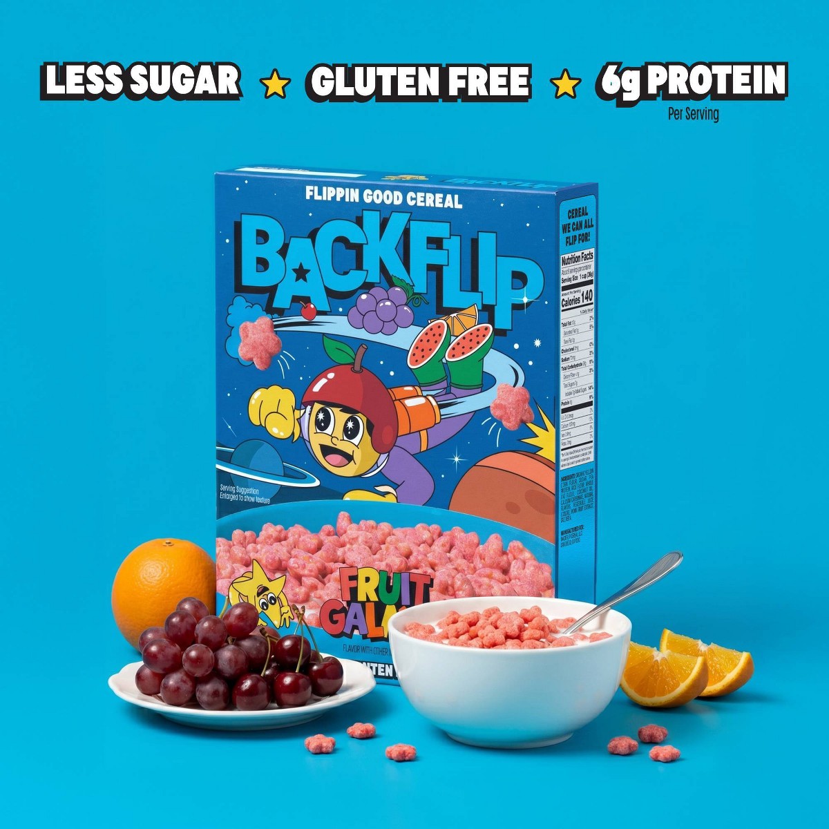 Backflip Fruit Galaxy Breakfast Cereal 8 oz imagen del producto