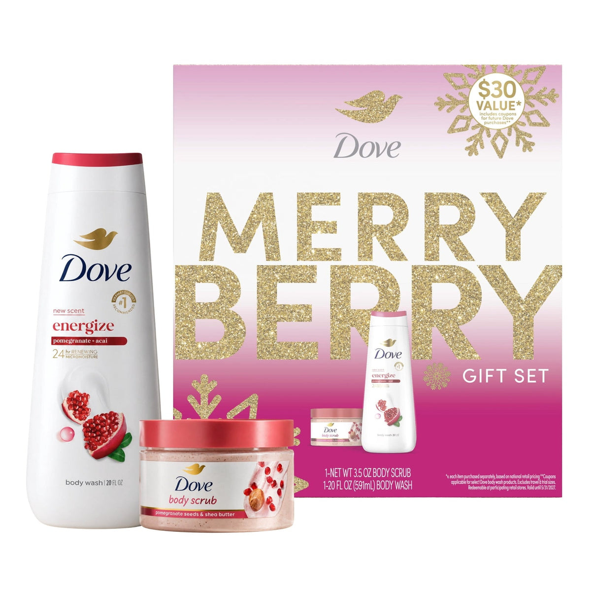 Dove Merry Berry Gift Set, fotografía 2 de 8 del set navideño