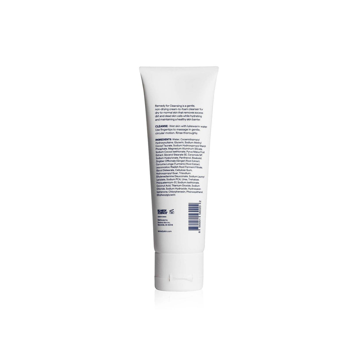 Remedy Skin limpiador de crema a espuma con ácido hialurónico y ceramidas para limpieza diaria