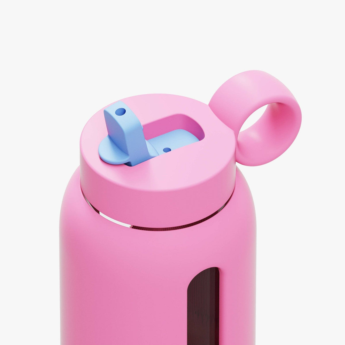 Diseño compacto de botella para niños Bink Bubblegum con tapa flip #color_BINK Bubblegum