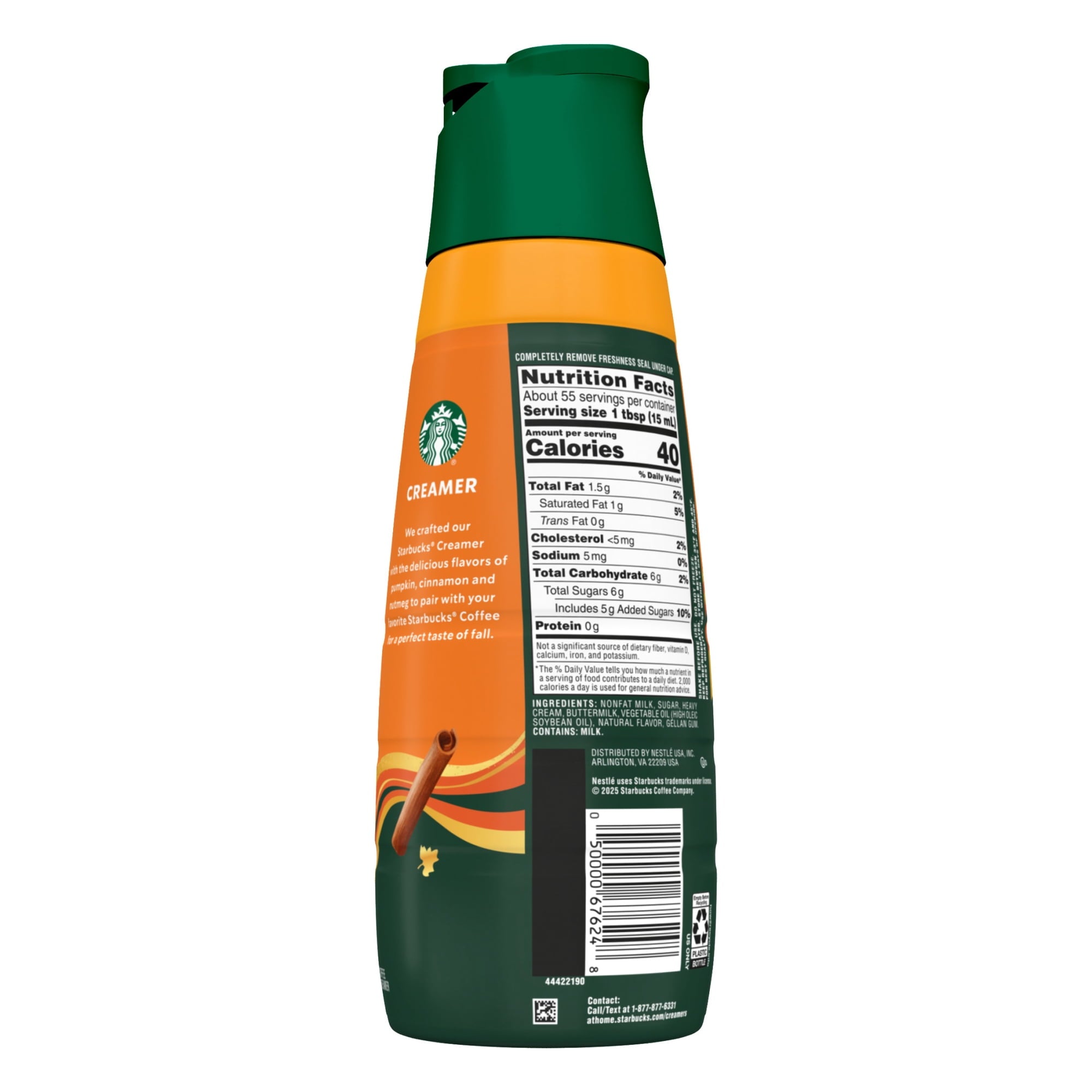 Pumpkin Spice Latte Inspired Liquid Coffee Creamer