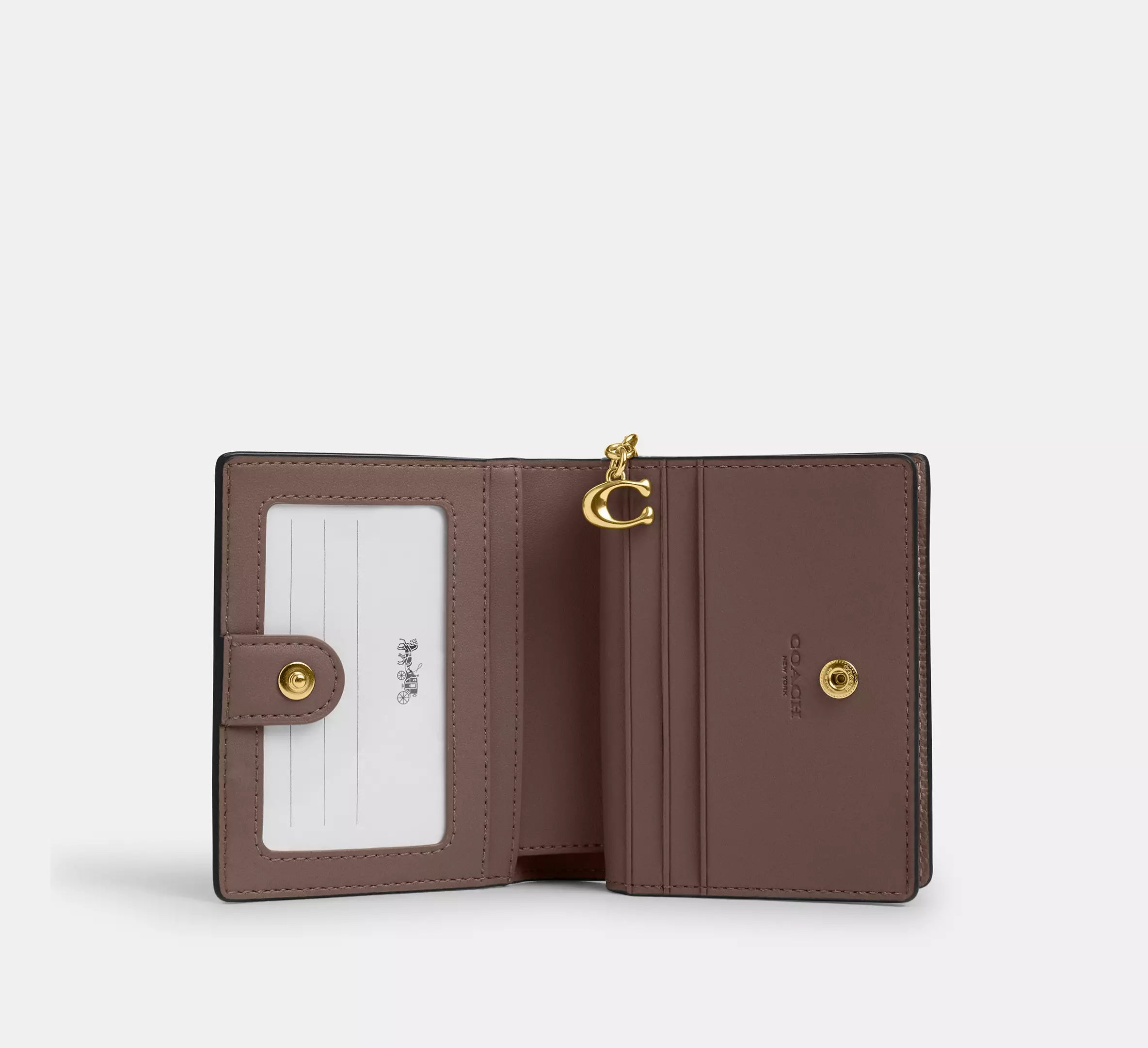 Snap Wallet - Pebbled Leather