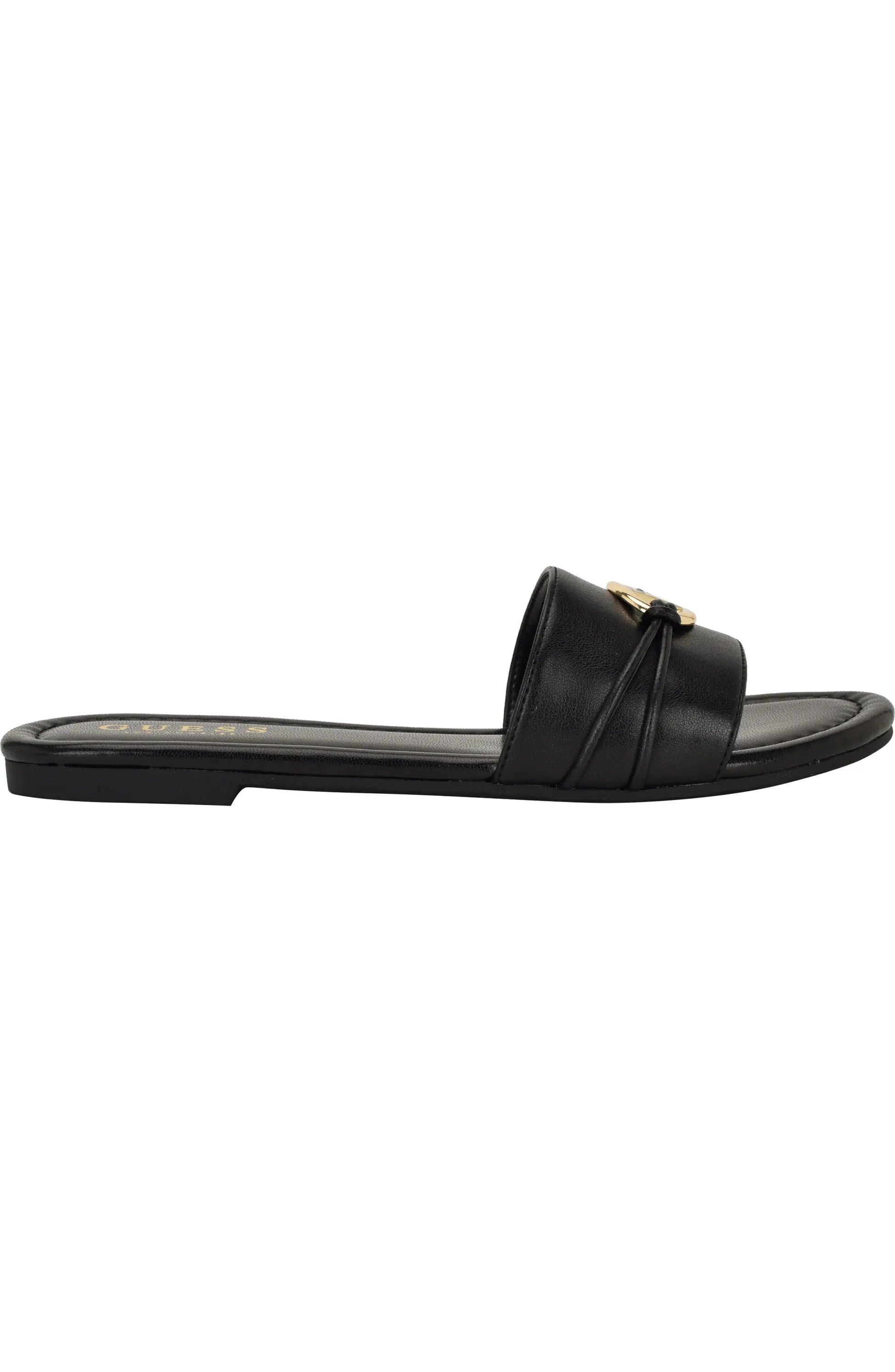 Flynzy Faux Leather Slide Sandal