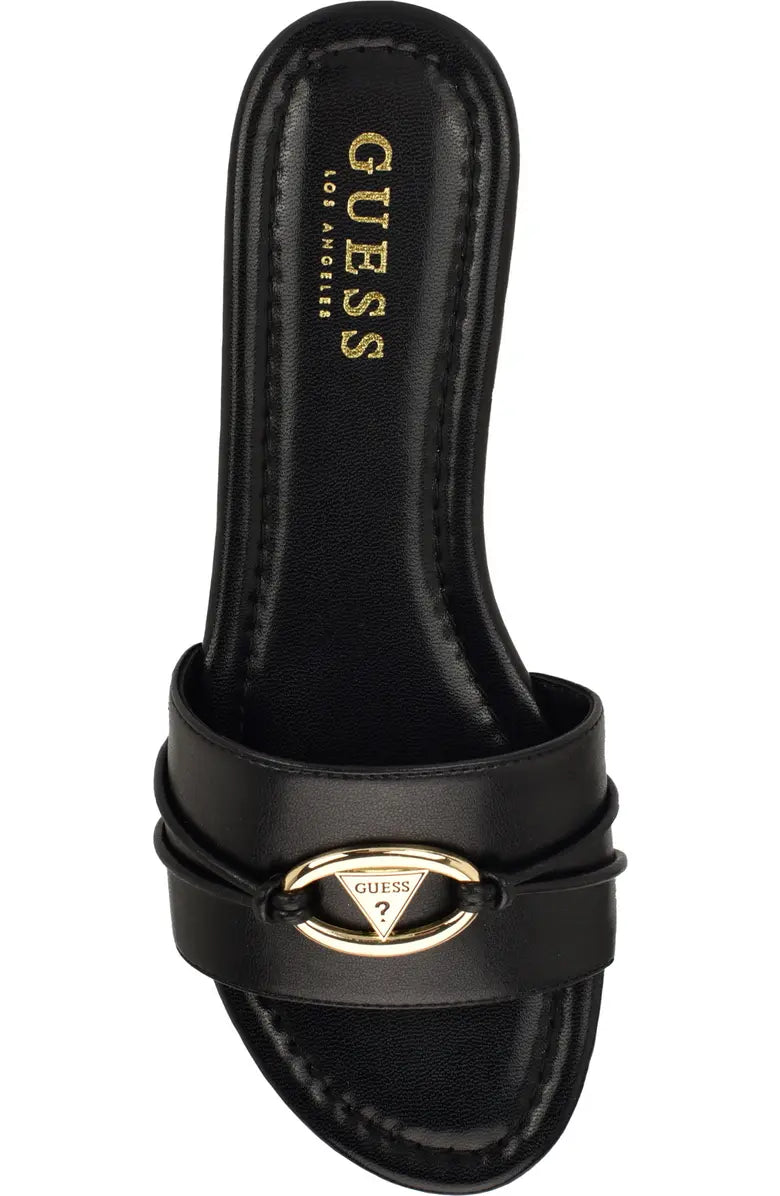 Flynzy Faux Leather Slide Sandal