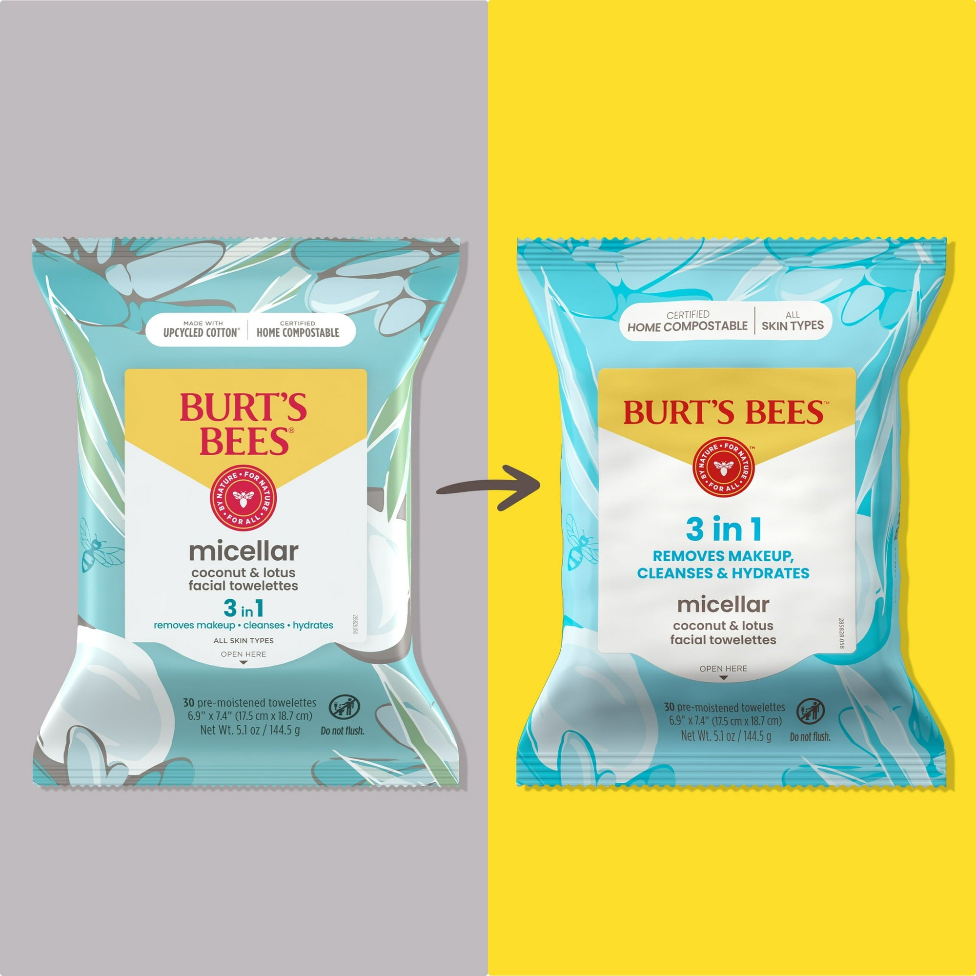 Micellar Coconut and Lotus Facial Towelettes