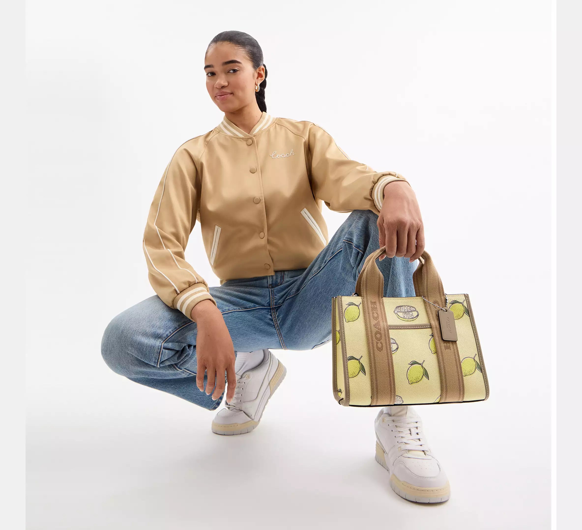 Smith Tote Bag 24 With Lemon Print