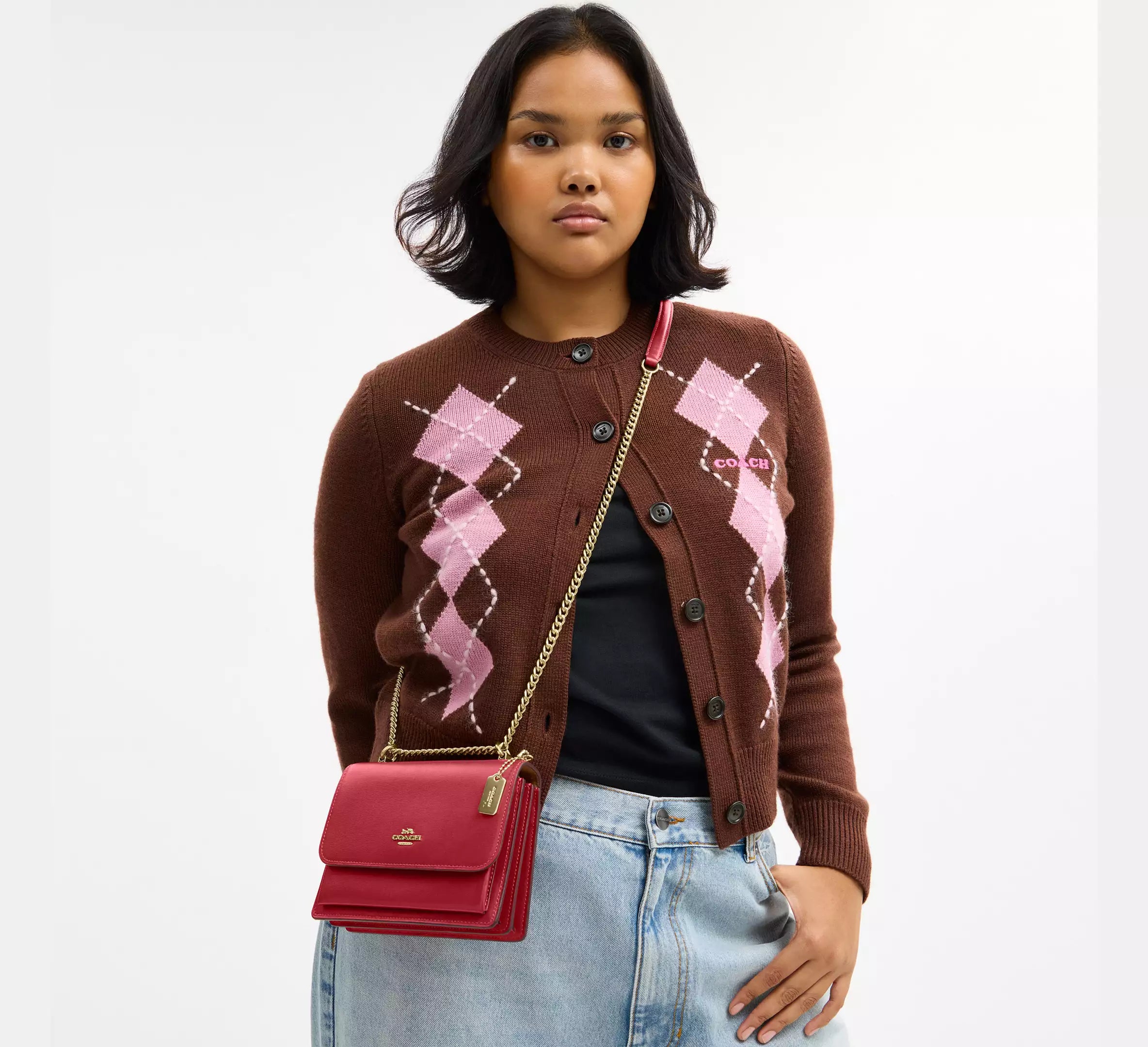 #color_CMKC Calf Leather Gold/True Red