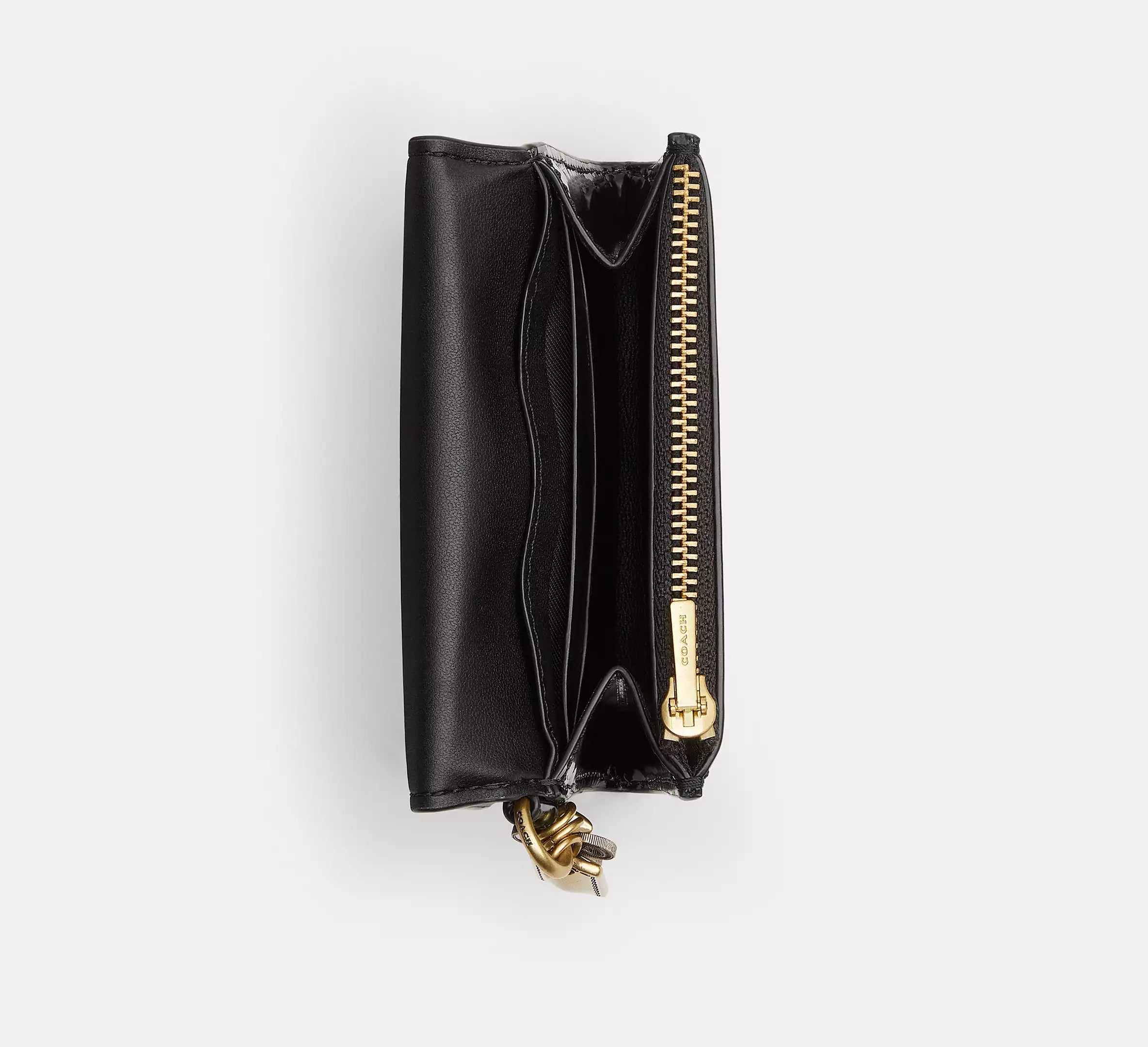 Essential Flap Card Case With Charms