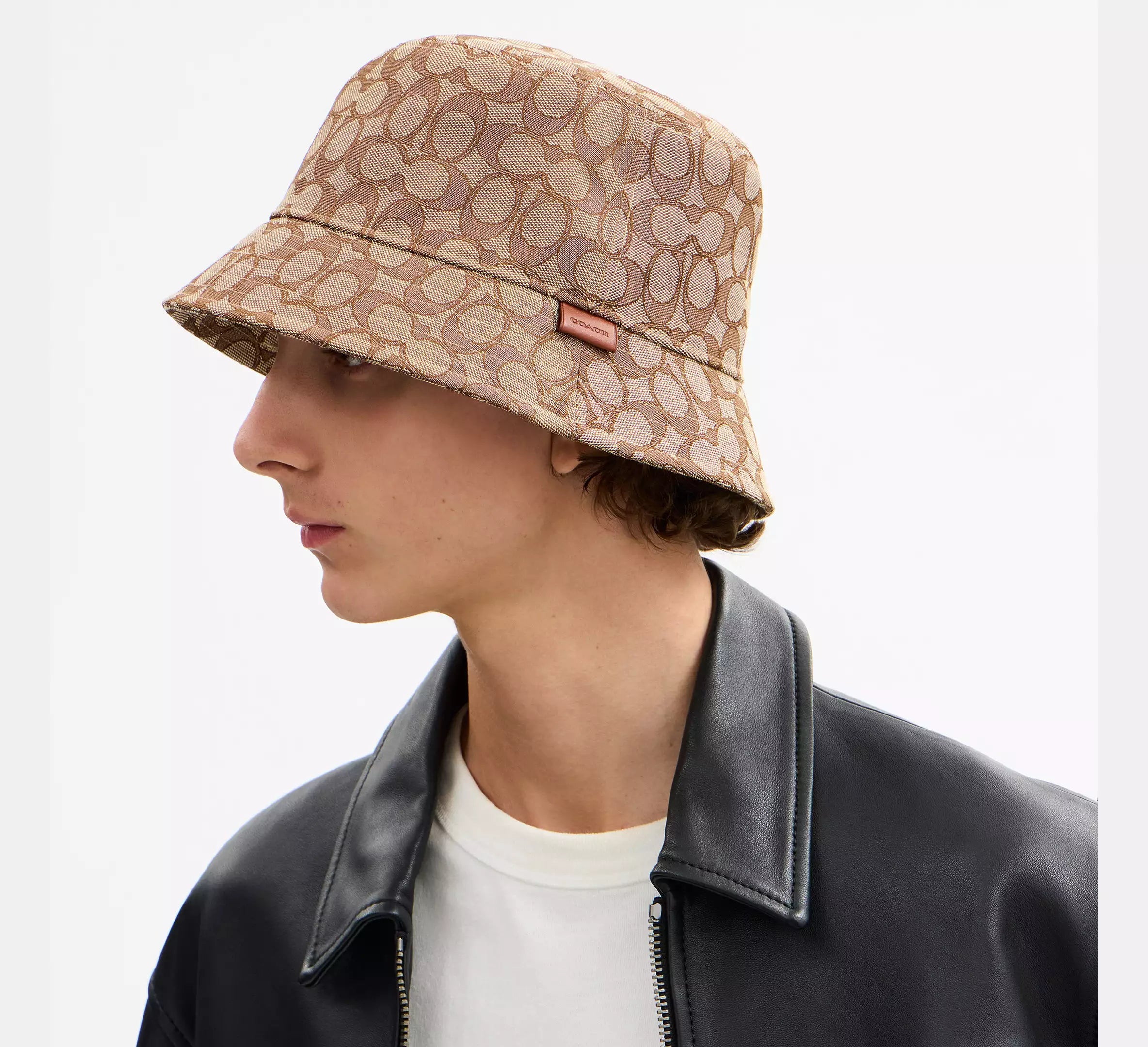 Signature Jacquard Bucket Hat