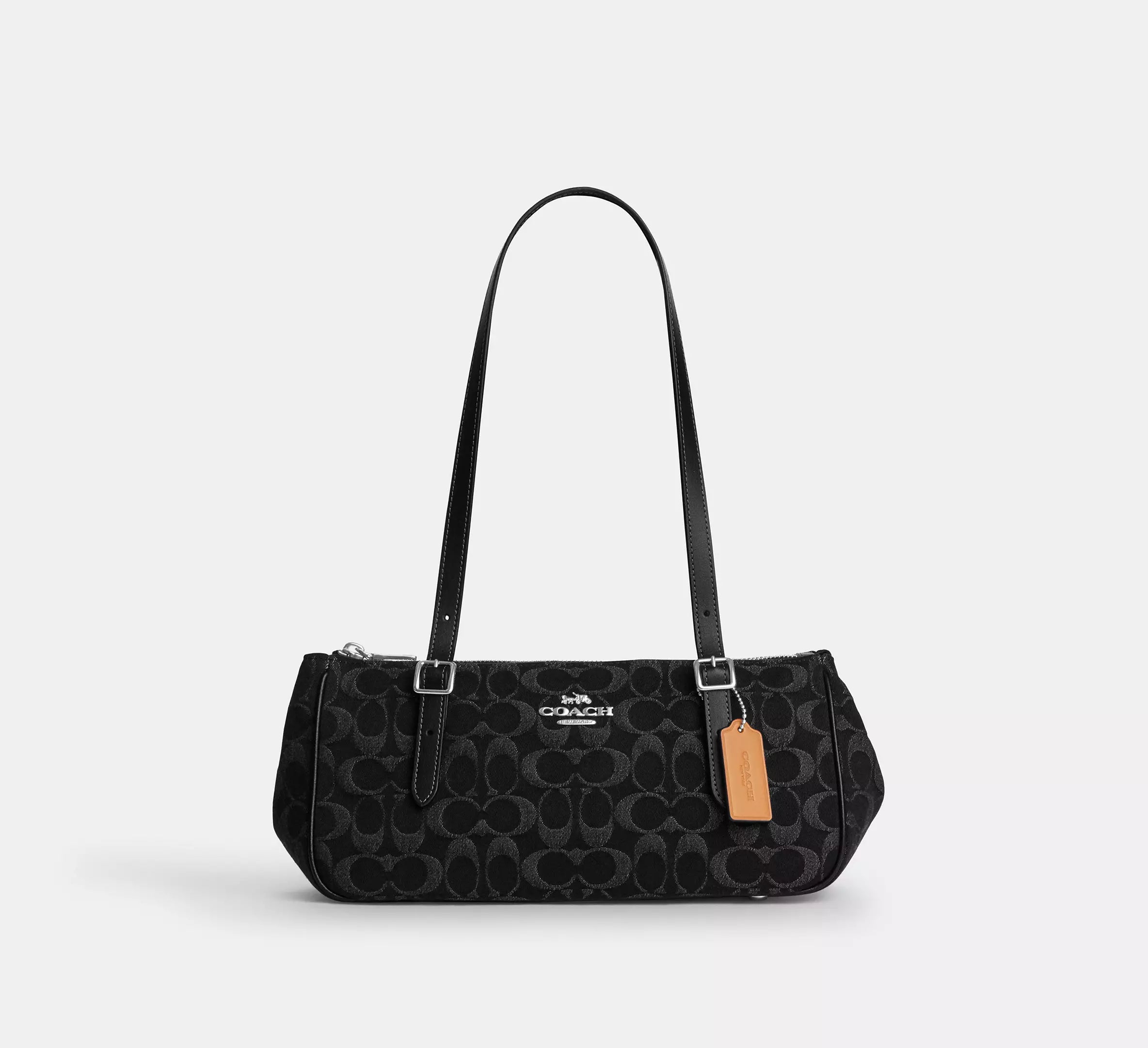 Asher Shoulder Bag In Signature Denim