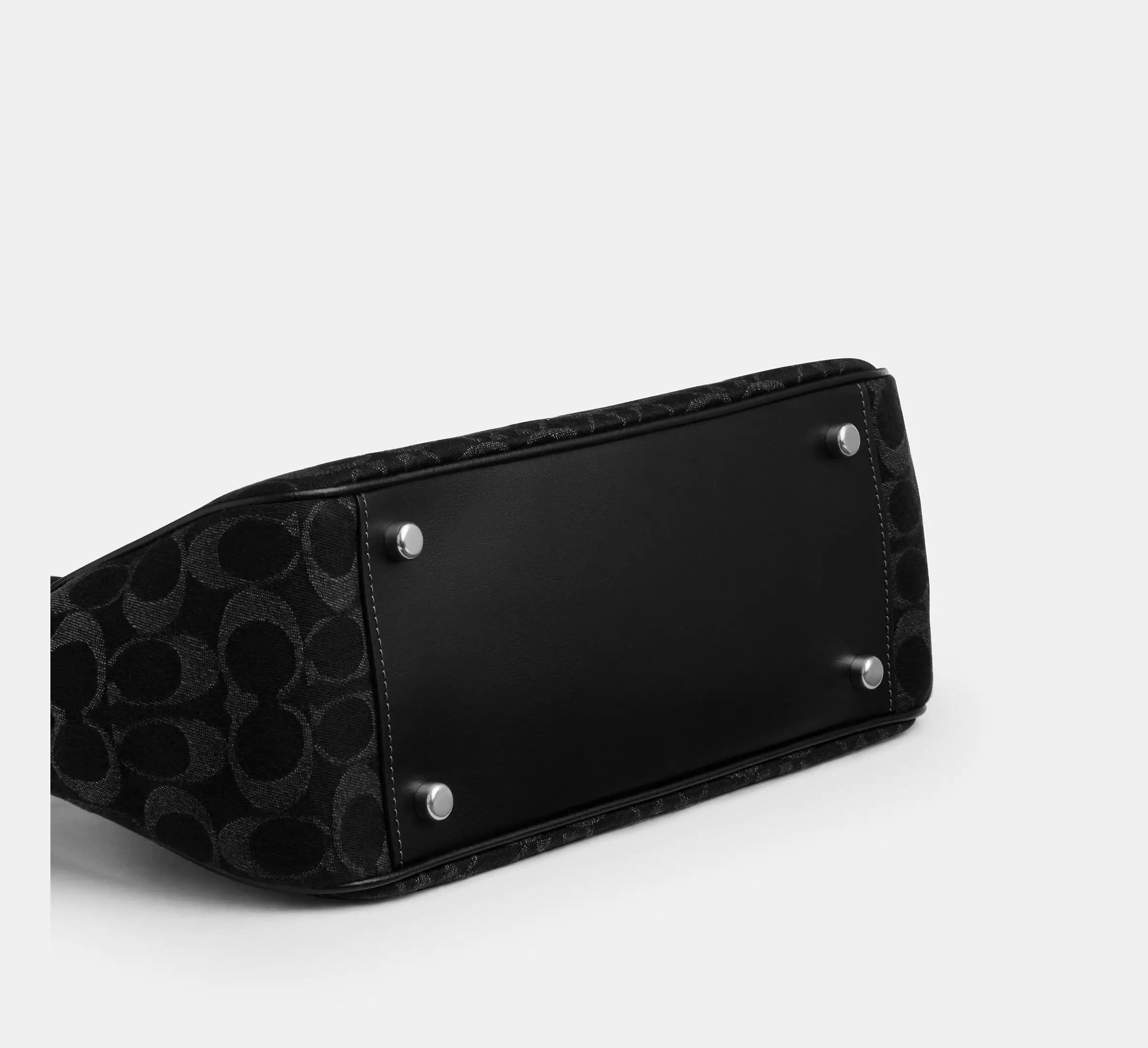 Asher Shoulder Bag In Signature Denim