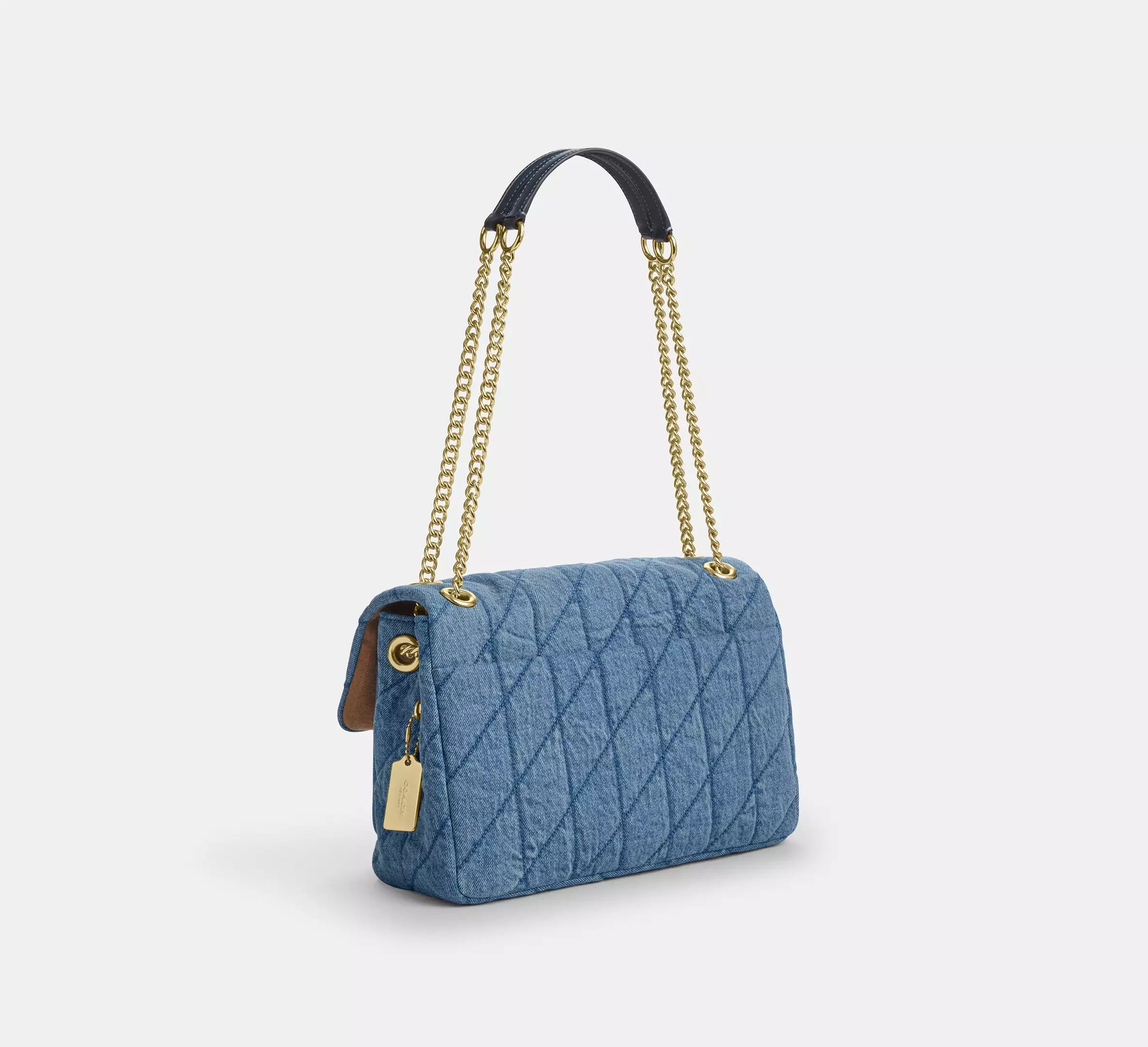 Elodie Crossbody Bag In Regenerative Cotton With Quilting