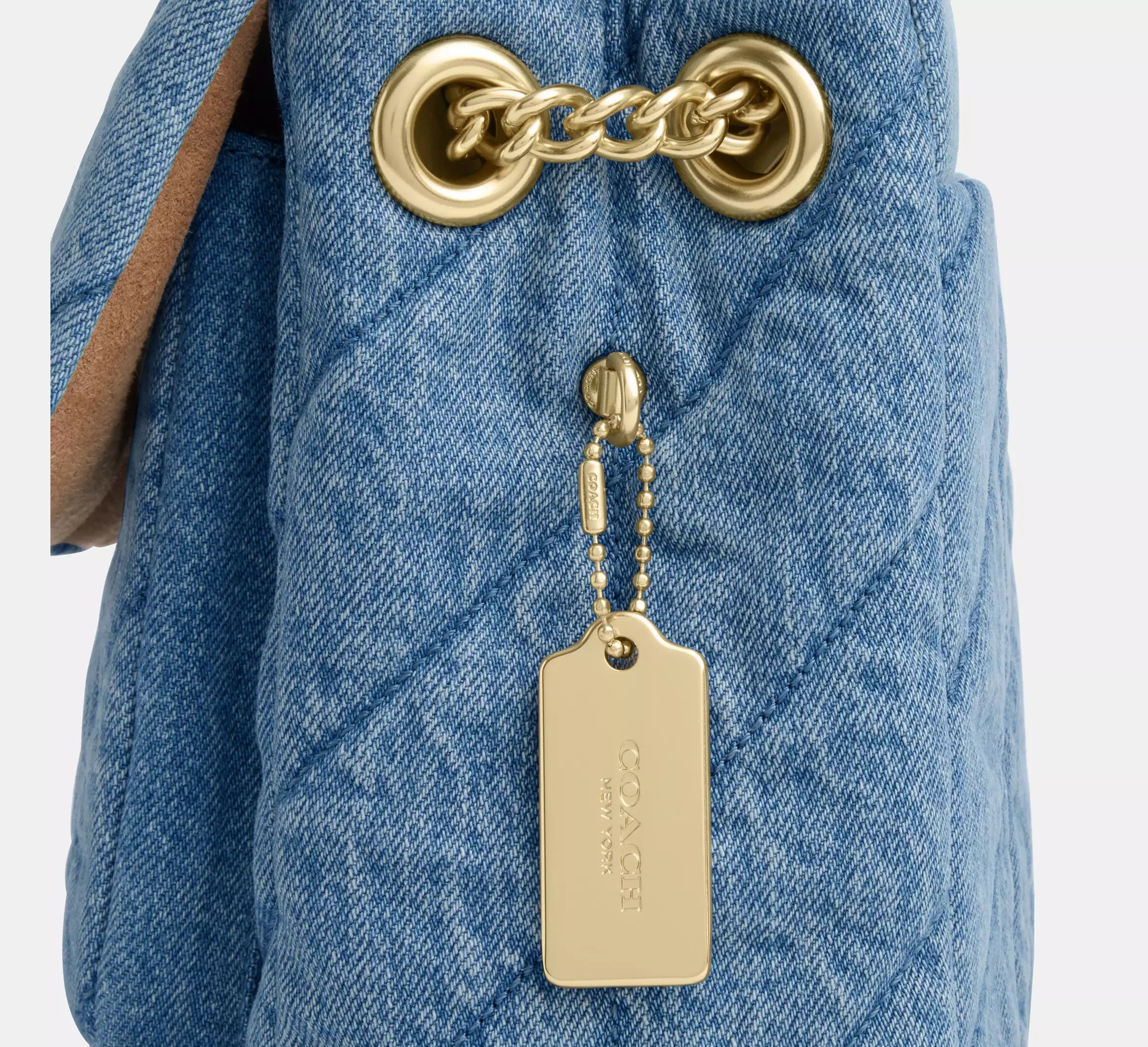 Elodie Crossbody Bag In Regenerative Cotton With Quilting