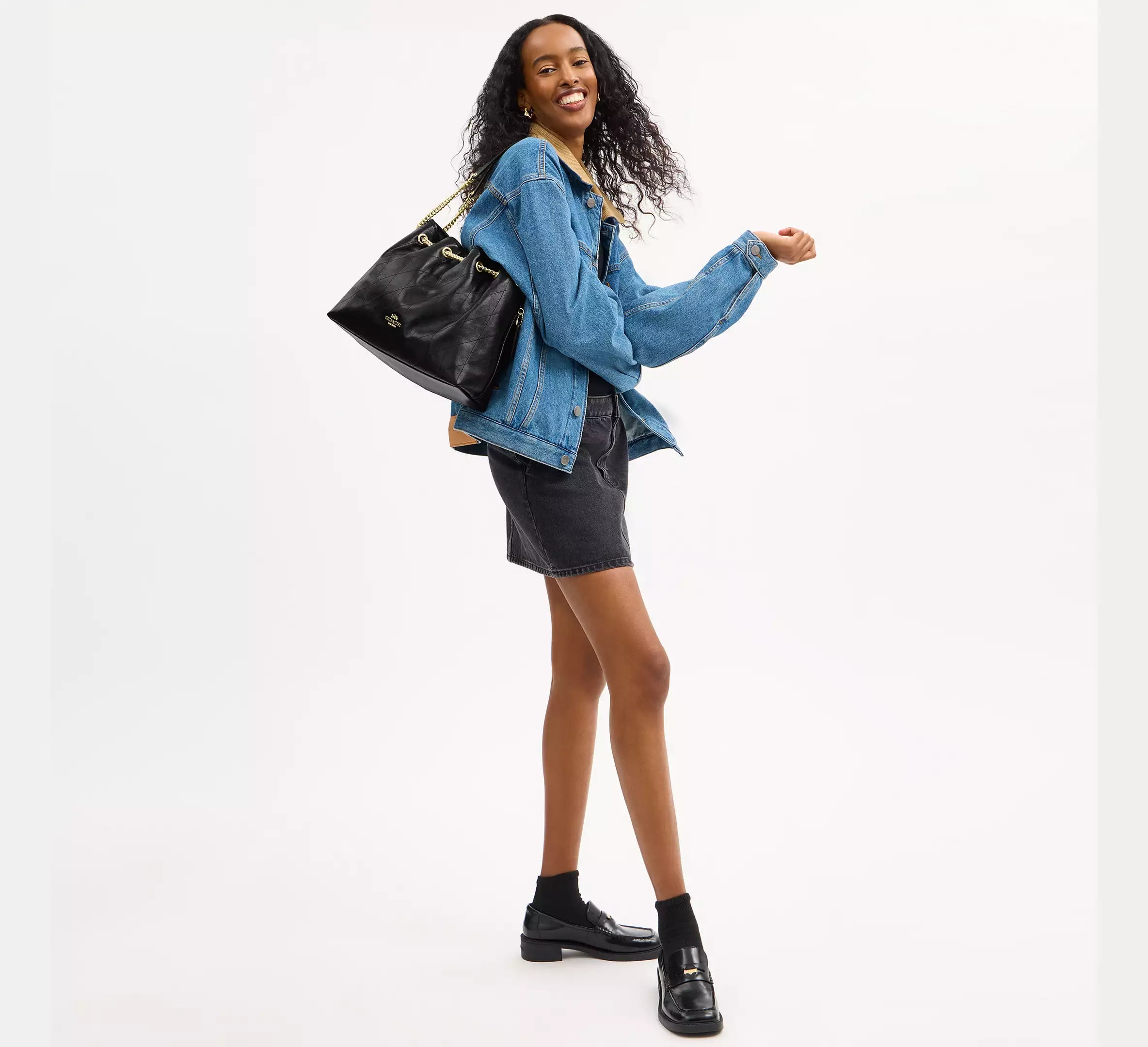 Evelyn Shoulder Bag With Quilting