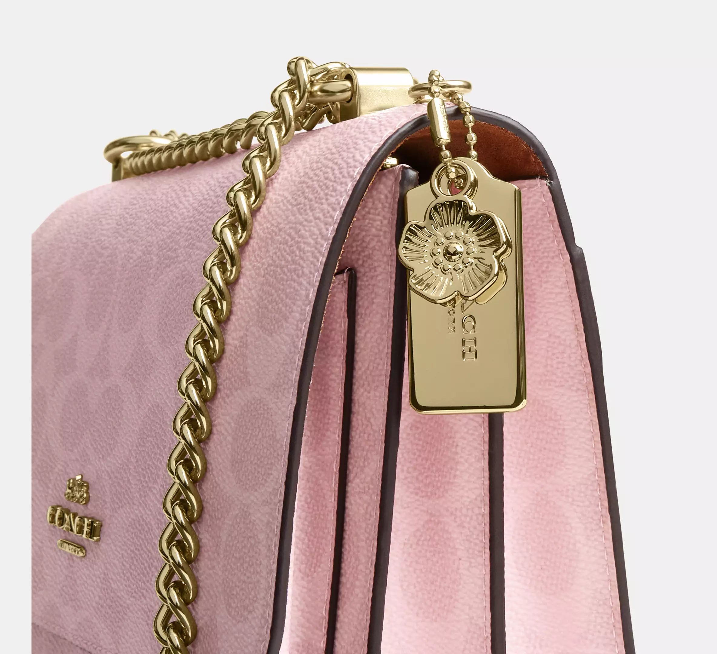 Klare Crossbody Bag In Signature Canvas With Charms