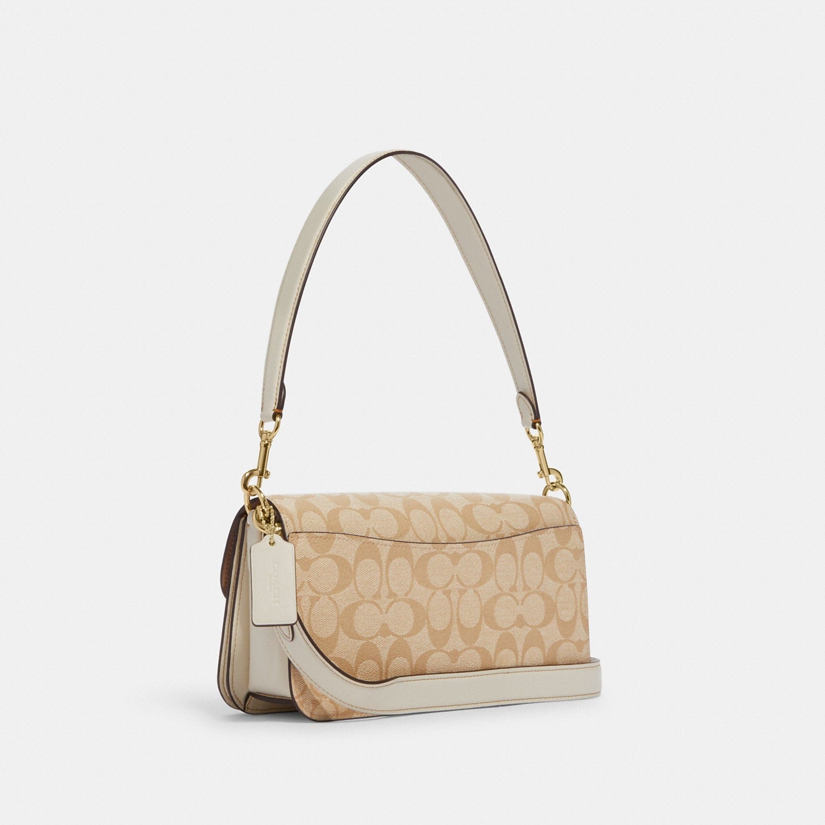 Morgan Shoulder Bag In Signature Canvas With Floral Applique