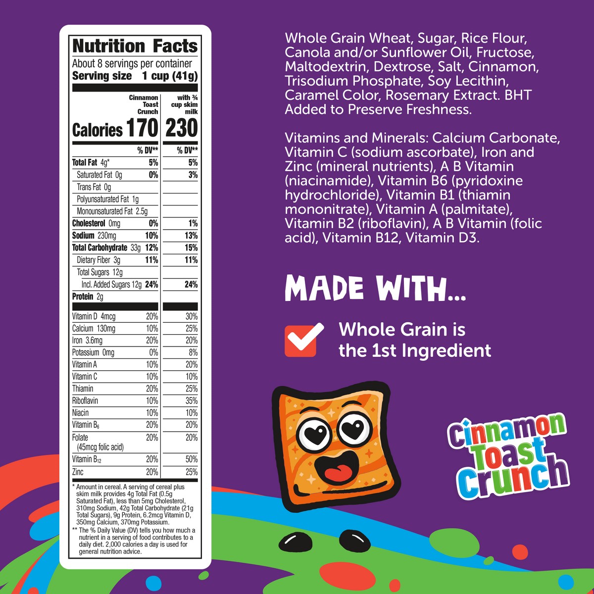 Cinnamon Toast Crunch cereal 12 oz / 340 g imagen 2 #tamaño_12 oz / 340 g