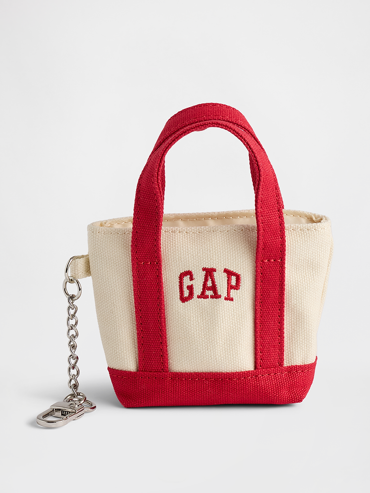 Gap Logo Tote Bag Charm Modern Red vista principal #color_GAP Modern Red