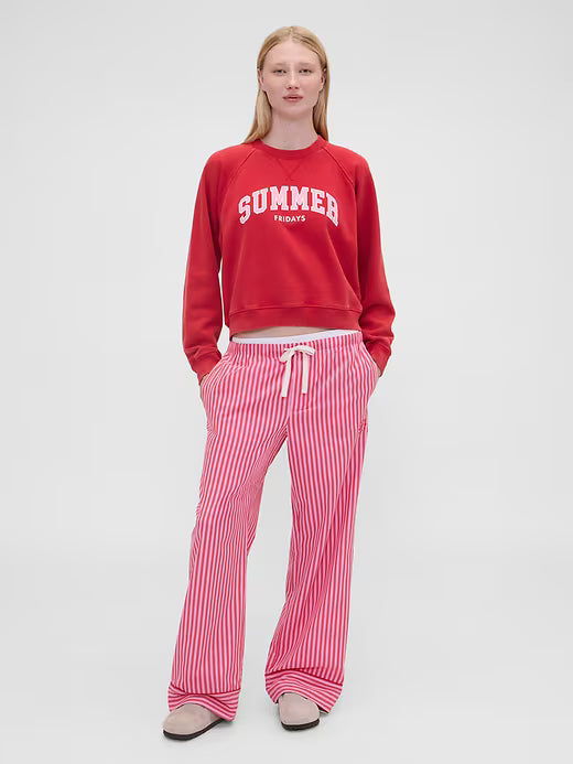 Gap × Summer Fridays Oversized Raglan Logo Sweatshirt