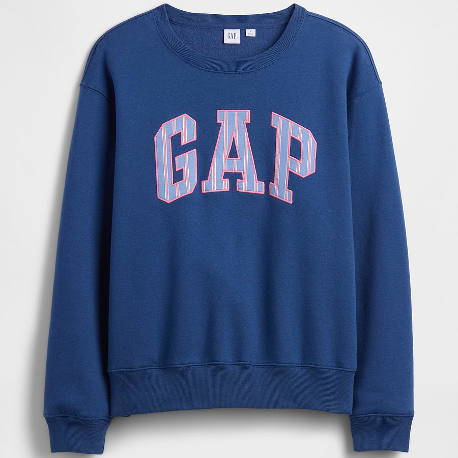 Sudadera GAP Blue track extendida, vista frontal #color_GAP Blue track