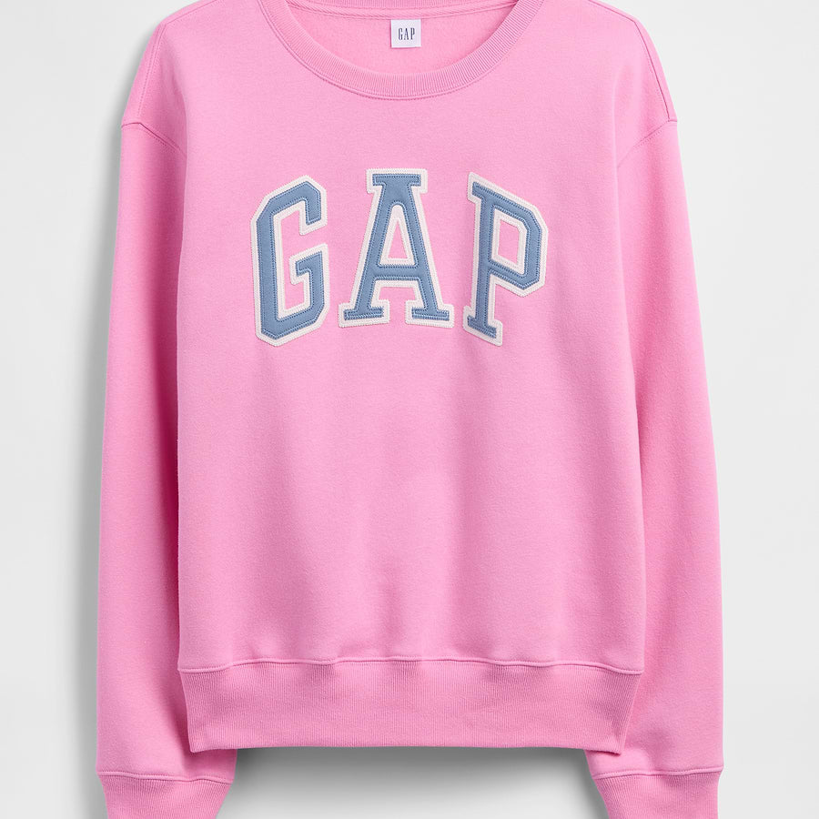 Sudadera GAP Pink flamingo extendida, vista frontal #color_GAP Pink flamingo