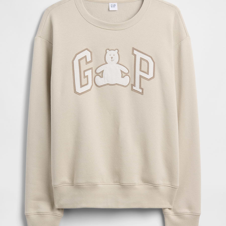 Sudadera GAP Brannan bear extendida, vista frontal #color_GAP Brannan bear